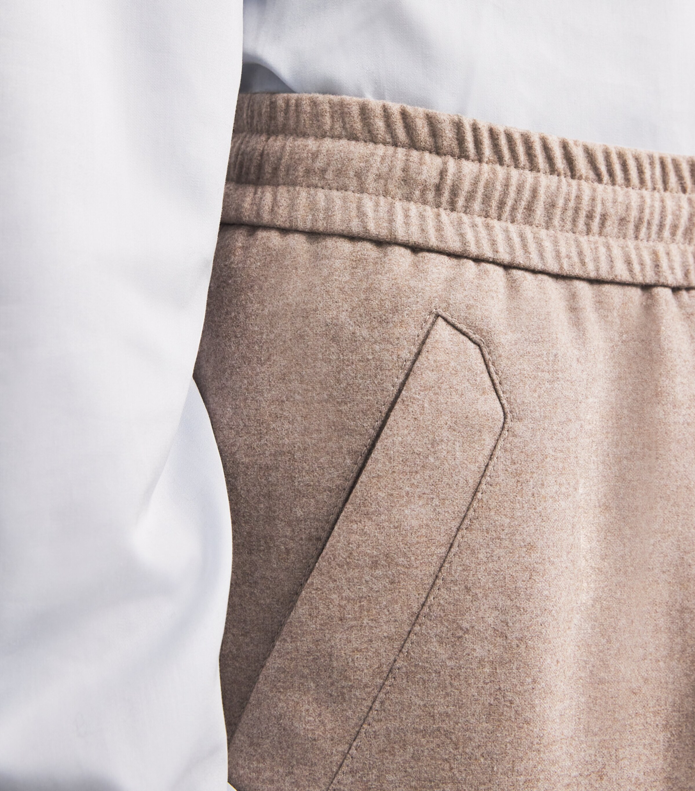 Wool-Silk-Cashmere Pleated Trousers SCONE Image 6