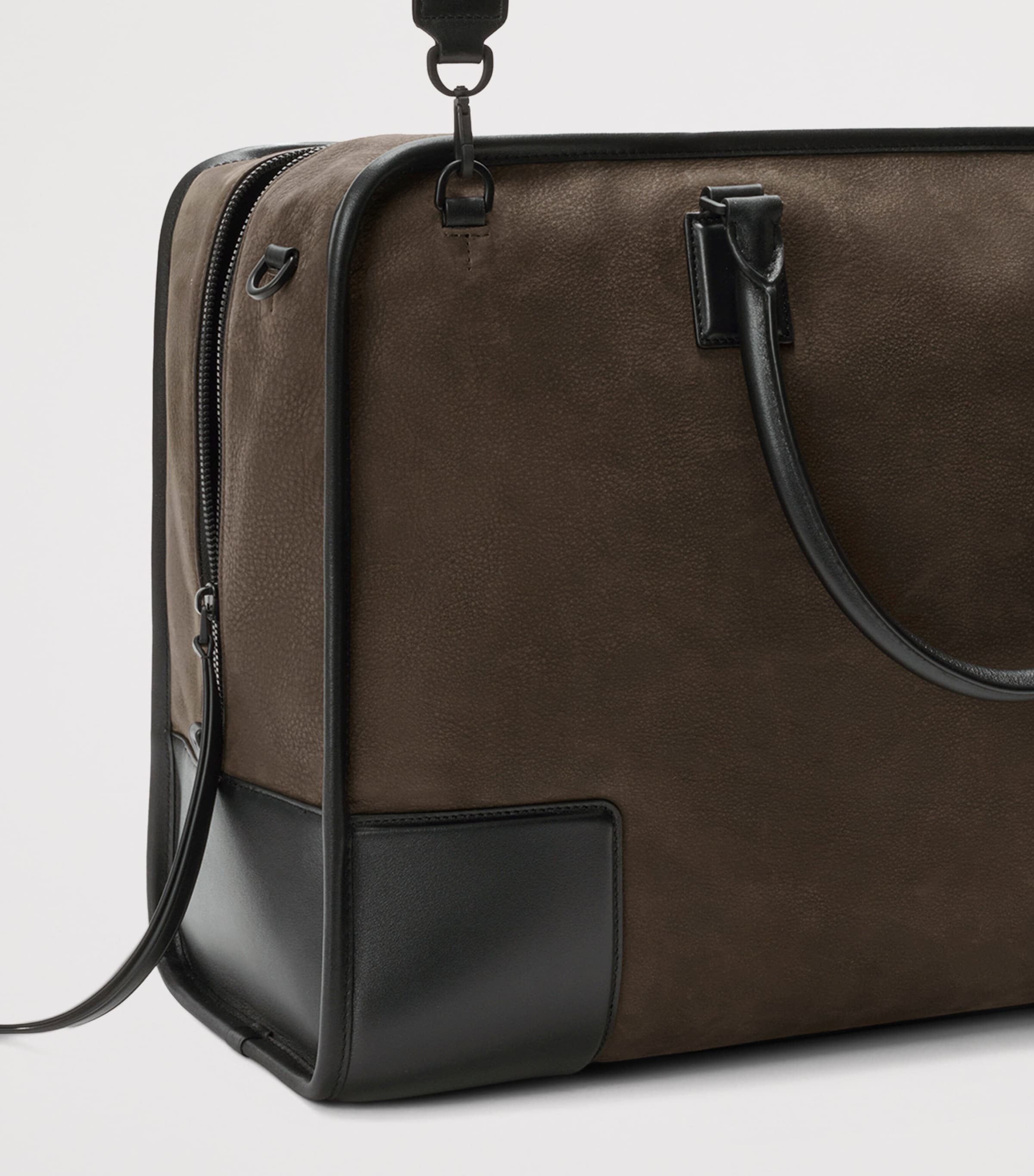 LOEWE Large Leather Amazona 180 Duffle Bag Khaki Image 8