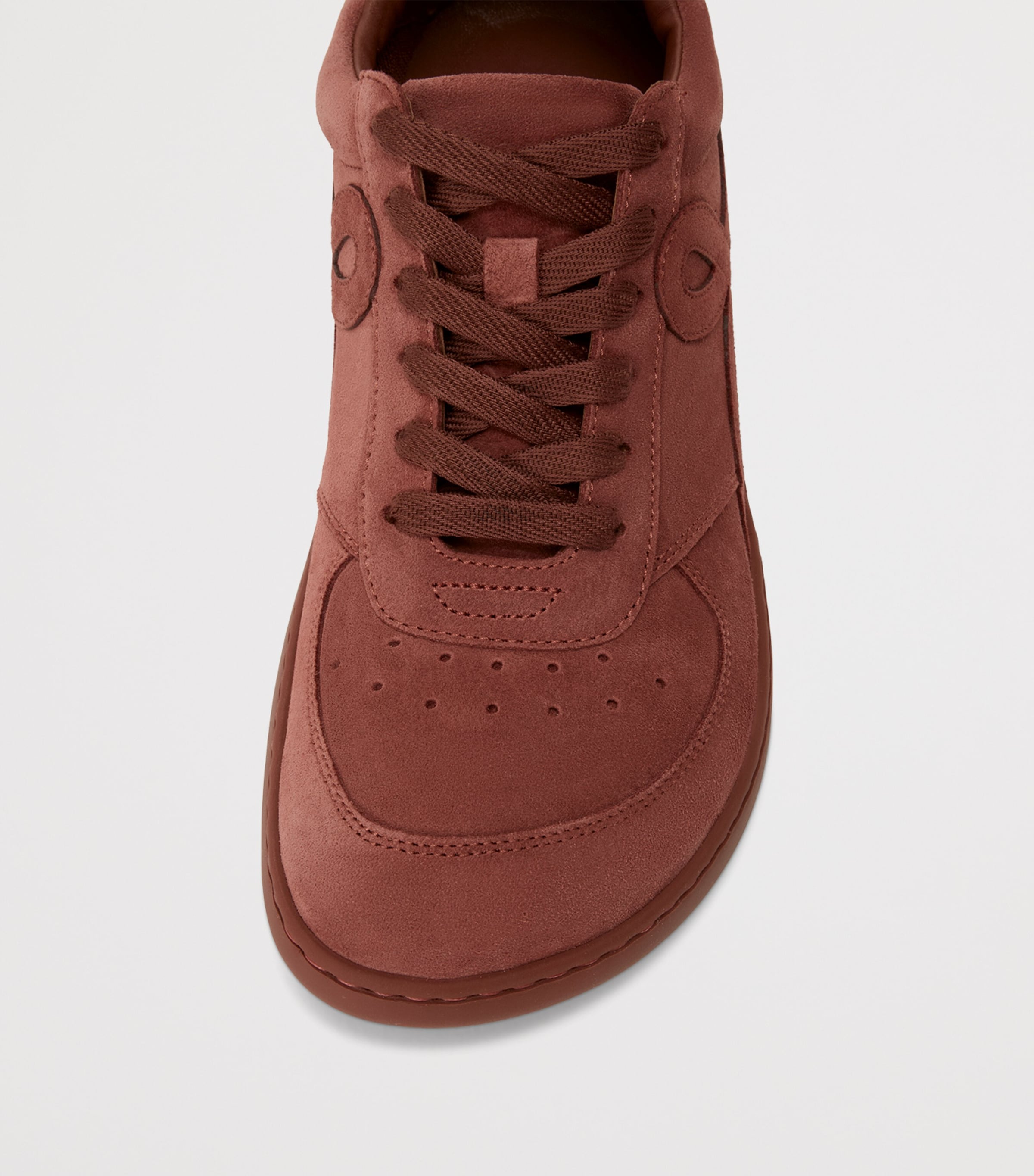 Leather Jambo Sneakers BURNT RED Image 5