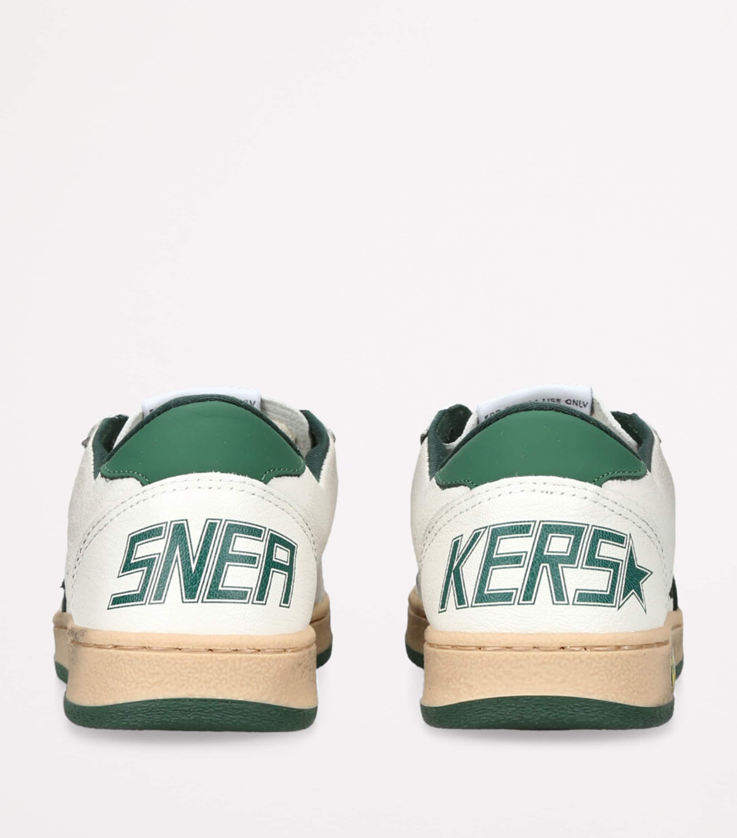 Leather Ball Star Sneakers GREEN OTH Image 2