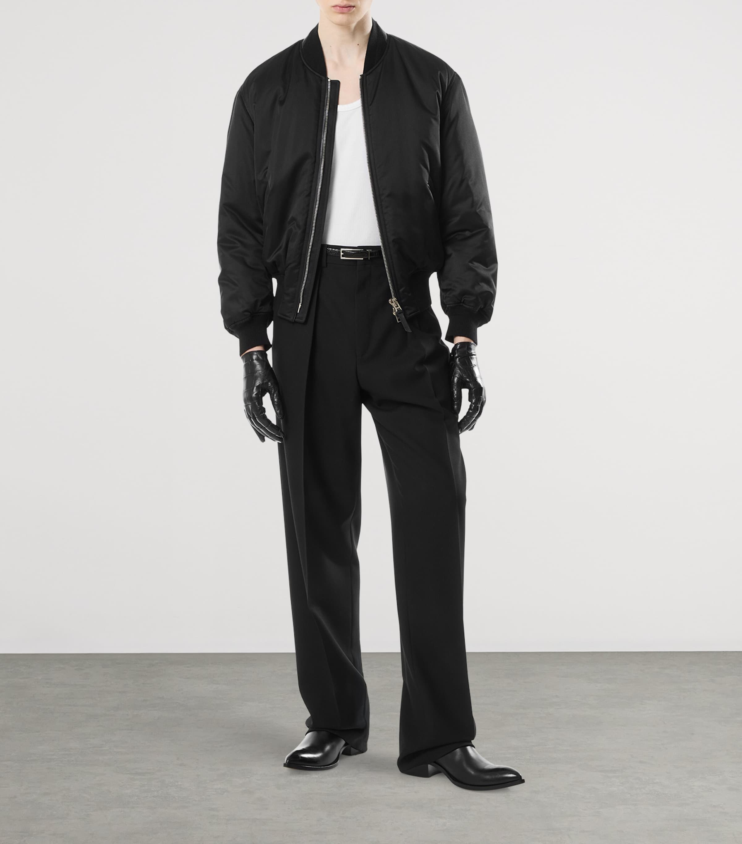 Silk Bomber Jacket ZLBFG Image 2