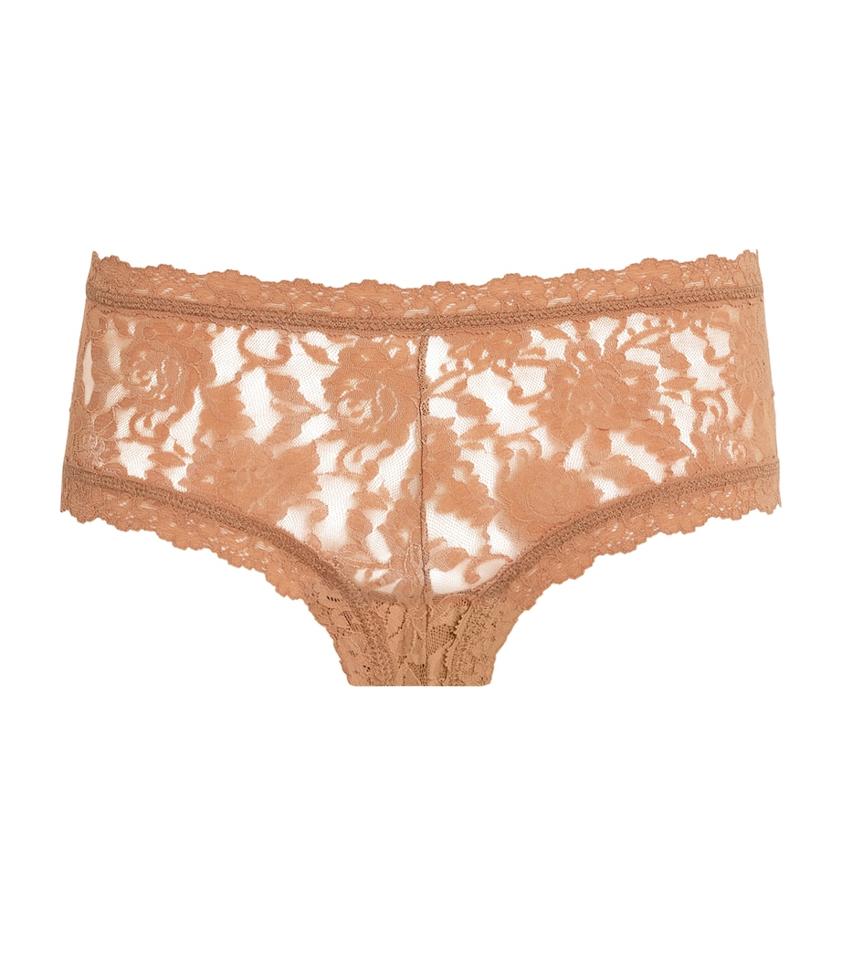 Signature Lace Boyshorts SUNTAN Image 1