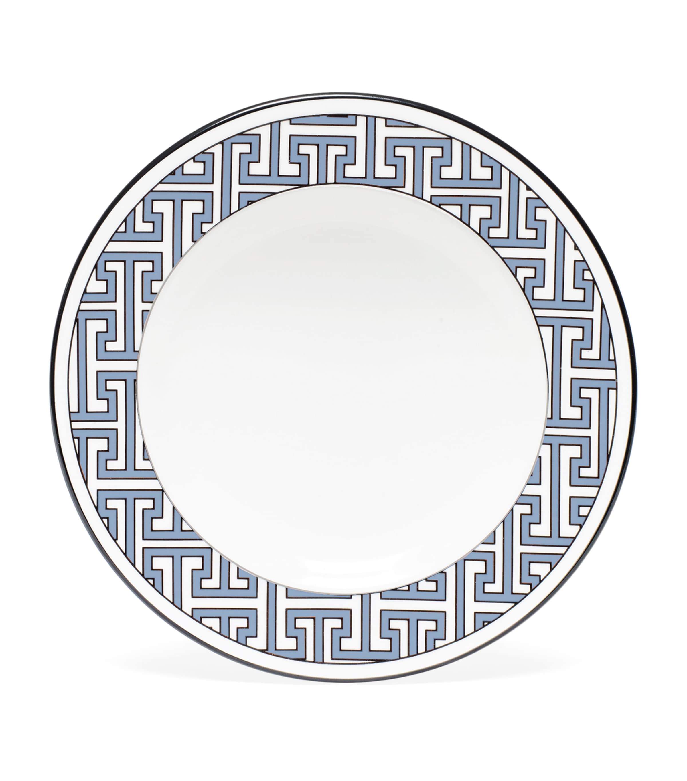 O.W.London Maze Tea Plate (16.5cm) Blue Image 1