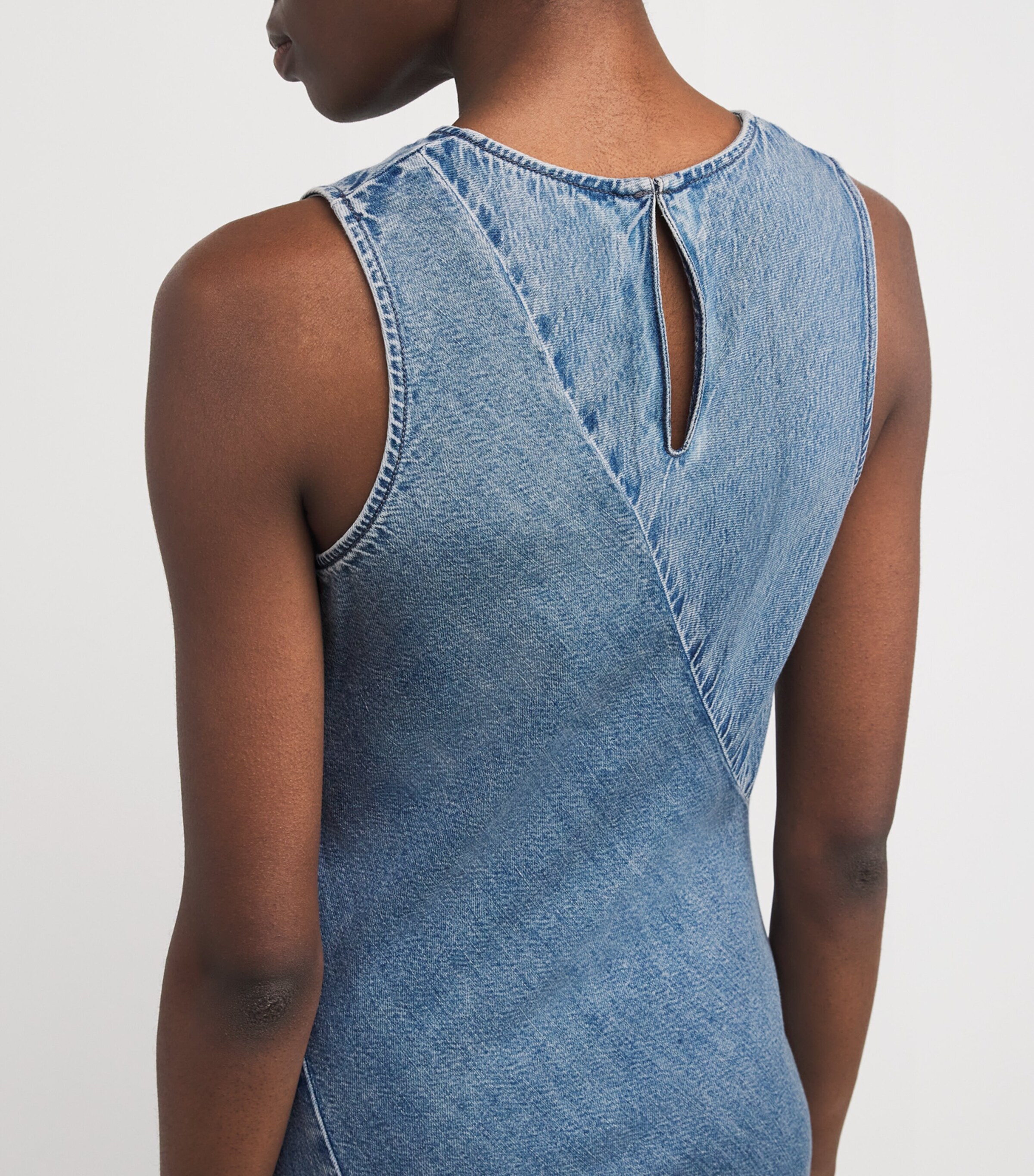 Denim Lisbon Midi Dress WAVERLY Image 5