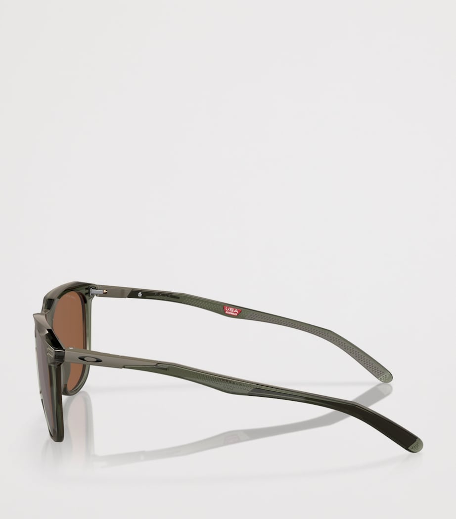 Oakley Thurso Square Sunglasses Green Image 3
