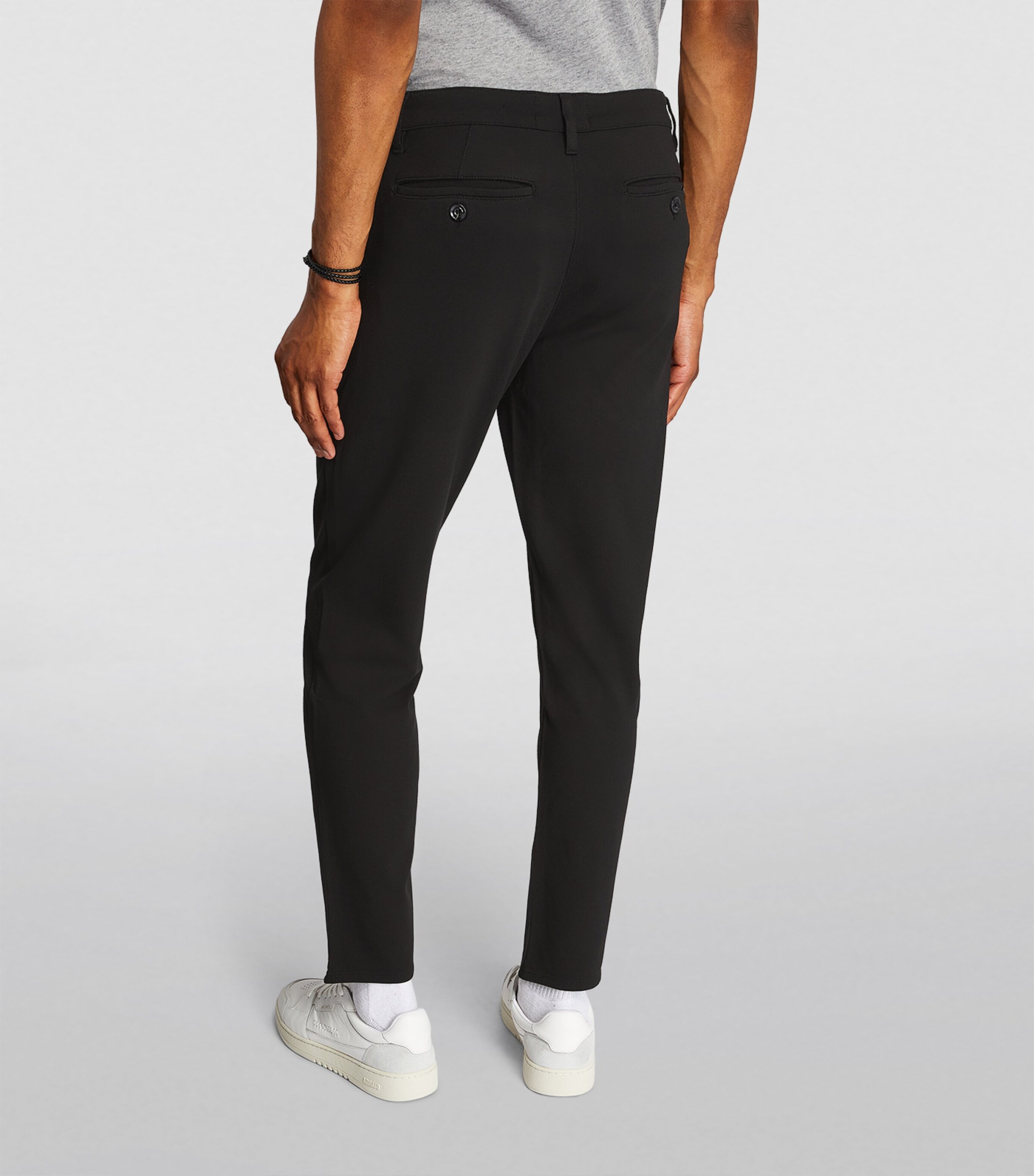 Double-Knit Travel Chinos BLACK Image 4