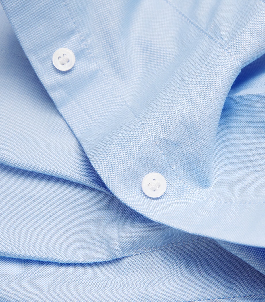 Cotton Pleated Shirt LIGHT BLUE Image 5