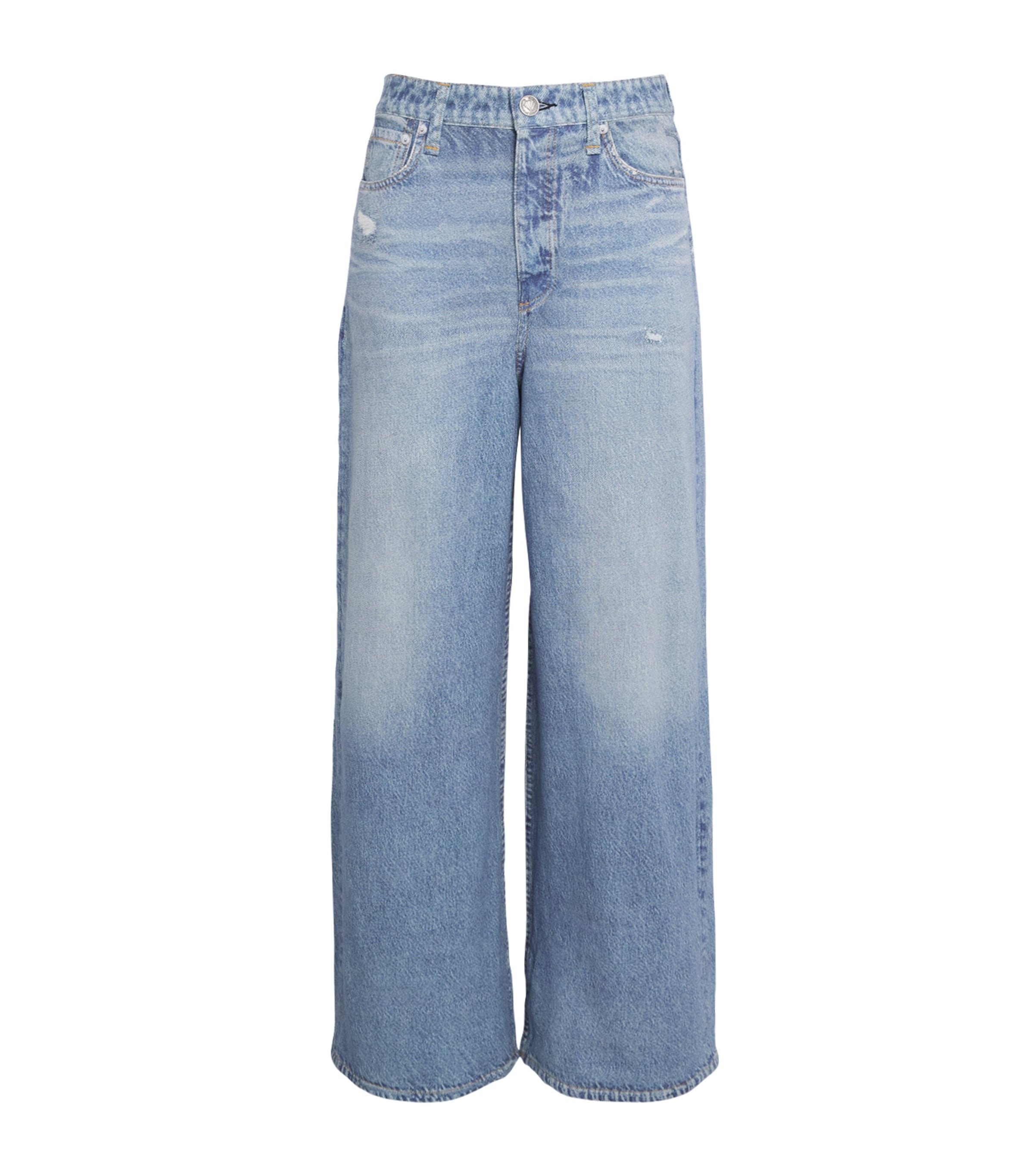 Rag & Bone Miramar Sofie Wide-leg Jeans In Blue
