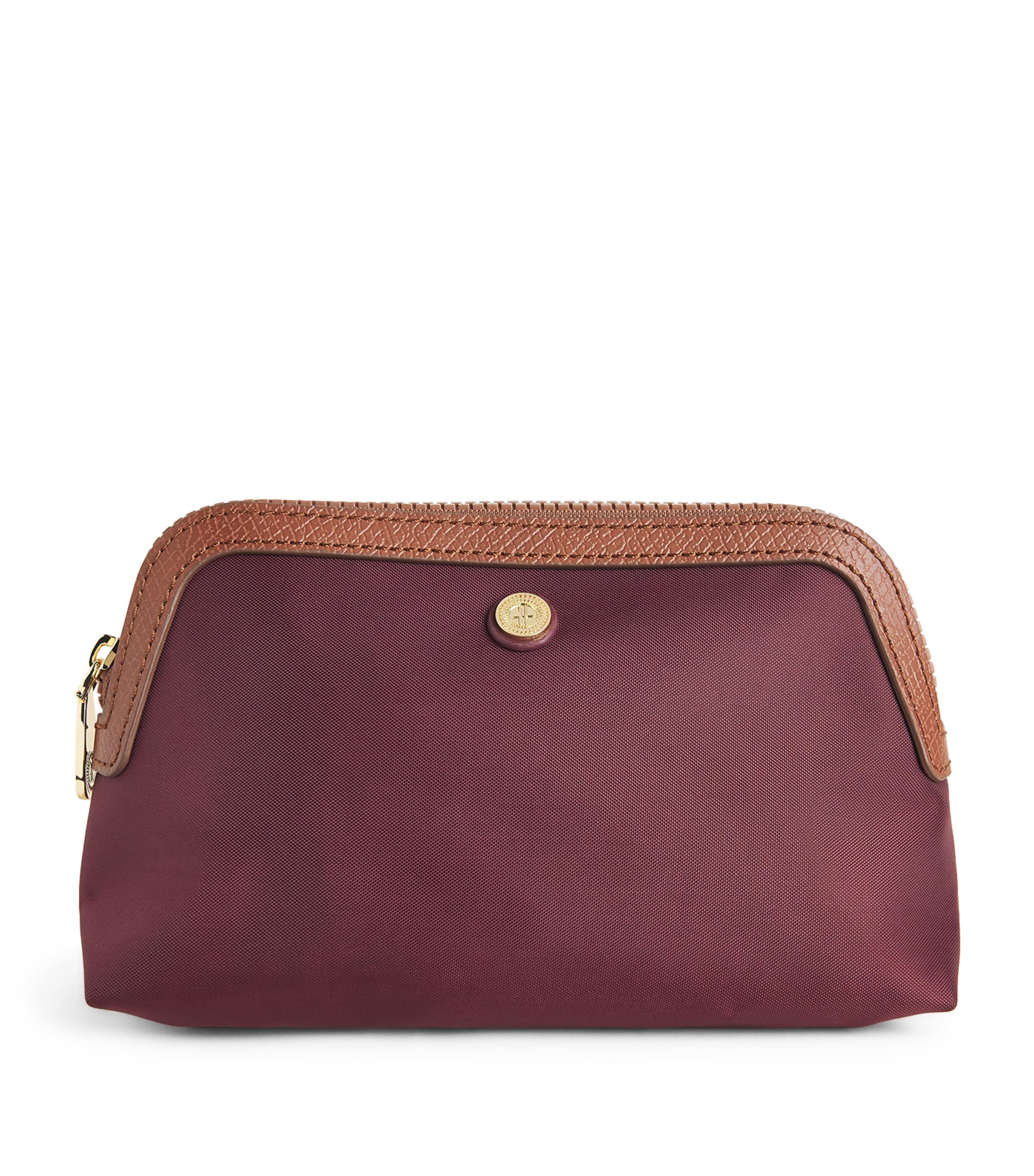 Harrods Small Nylon Wash Bag Pink Image 1