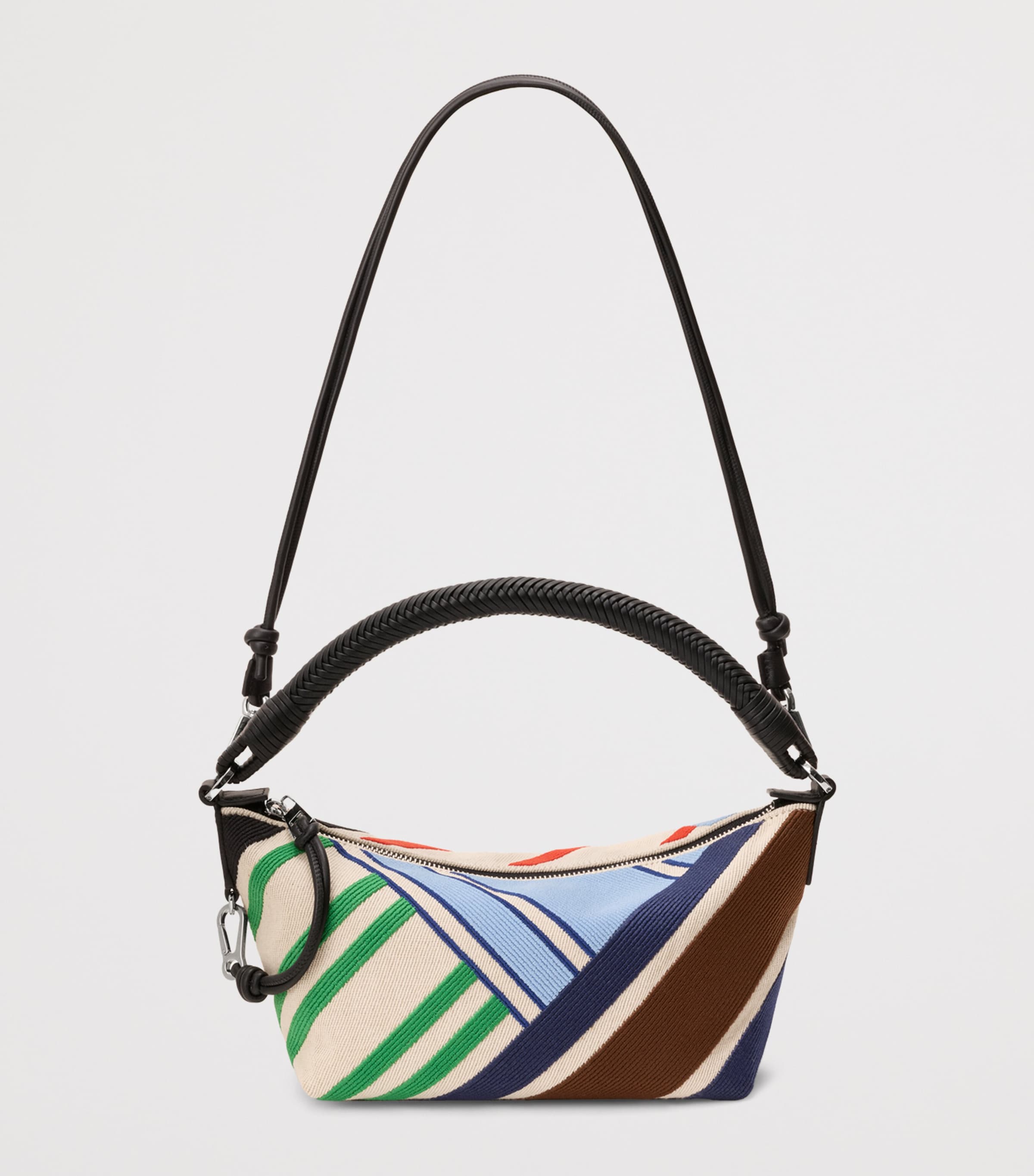 LOEWE Embroidered Cala Top-Handle Bag Ecru/multicolor Image 5