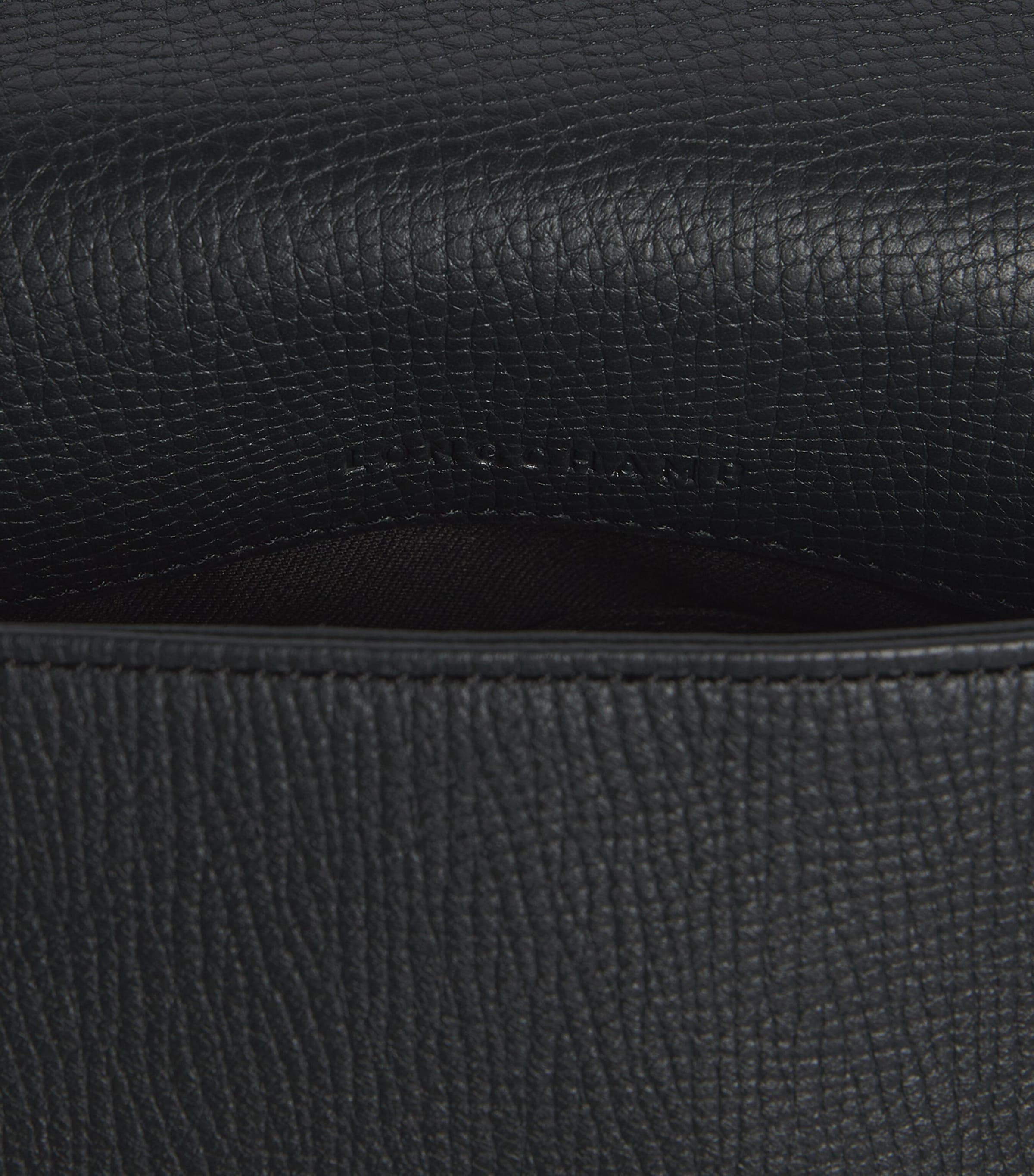 Longchamp Leather Le Smart Cross-Body Bag Noir Image 6