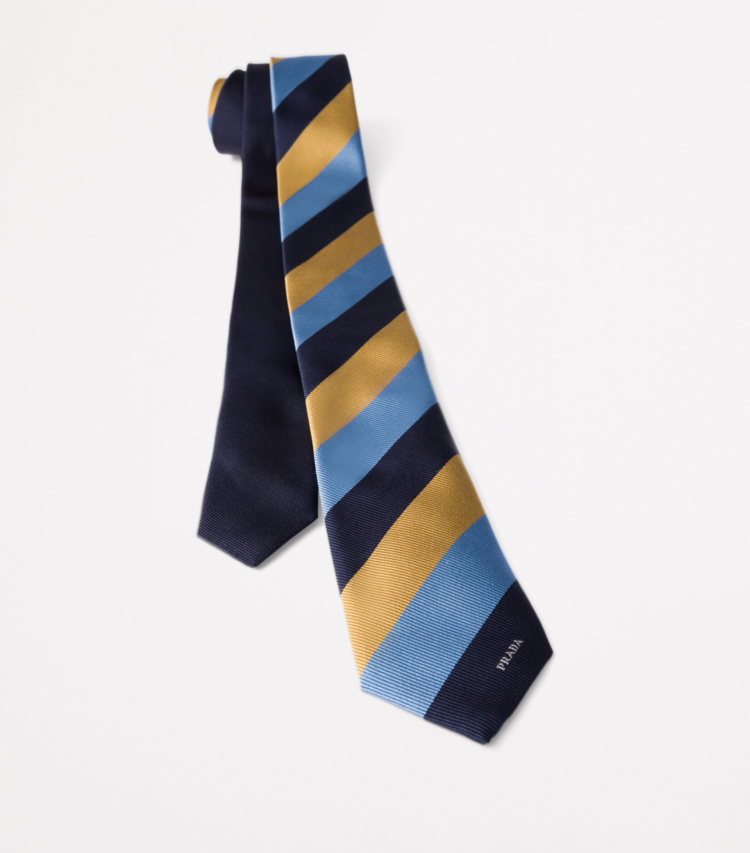 Silk Striped Tie F0XJI Image 2