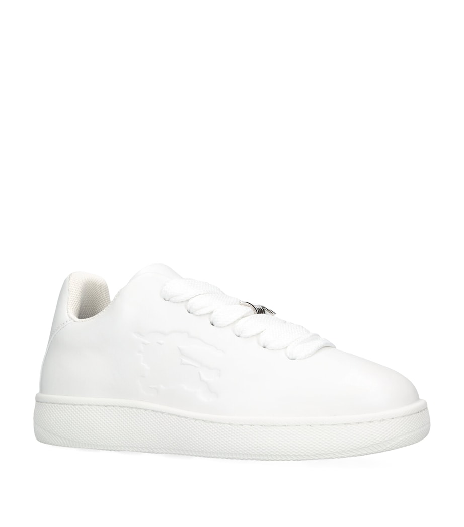 Burberry Leather Box Sneakers White Image 3
