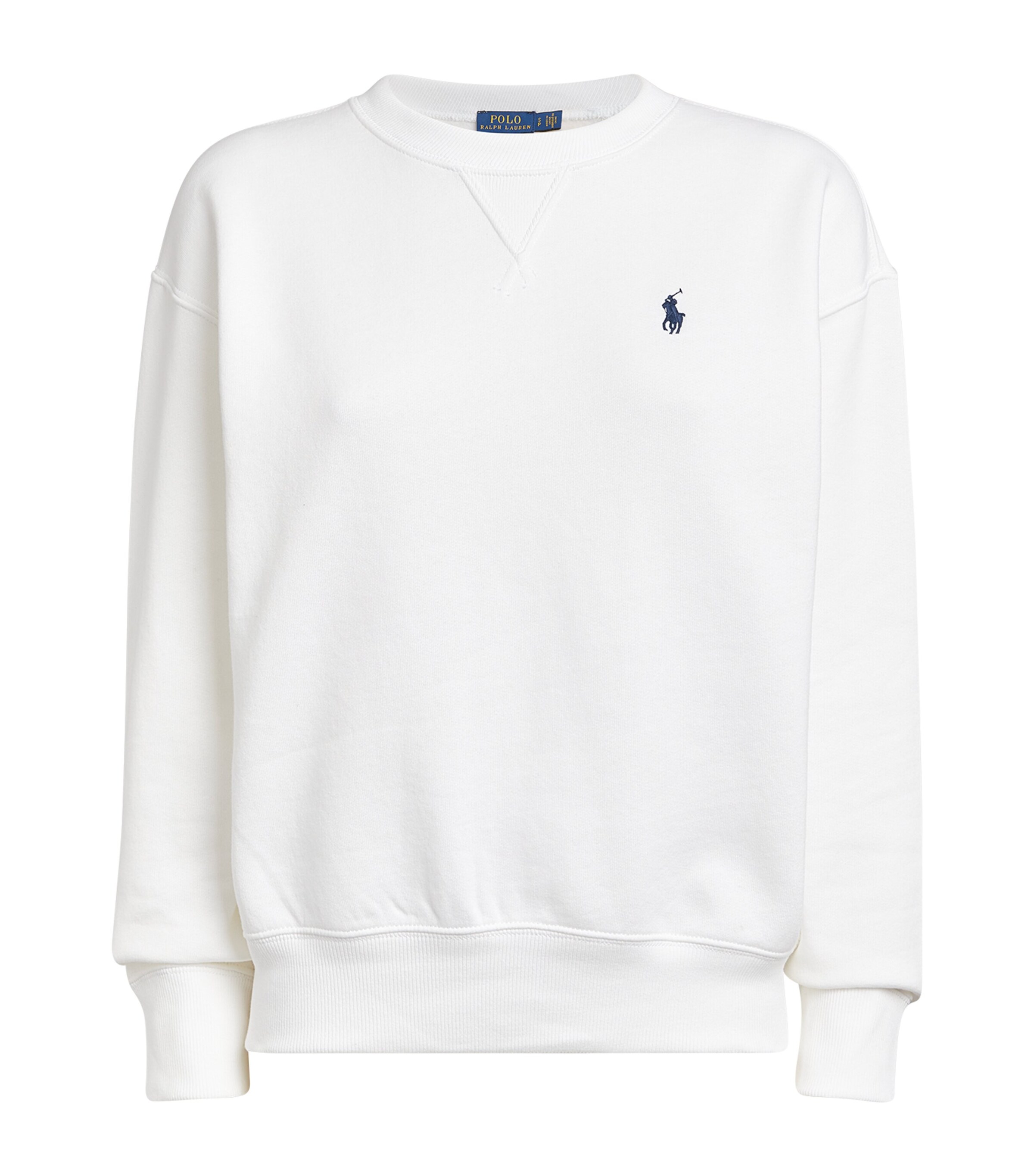 Polo Ralph Lauren Womens Polo Crew Neck Sweatshirt White Image 1