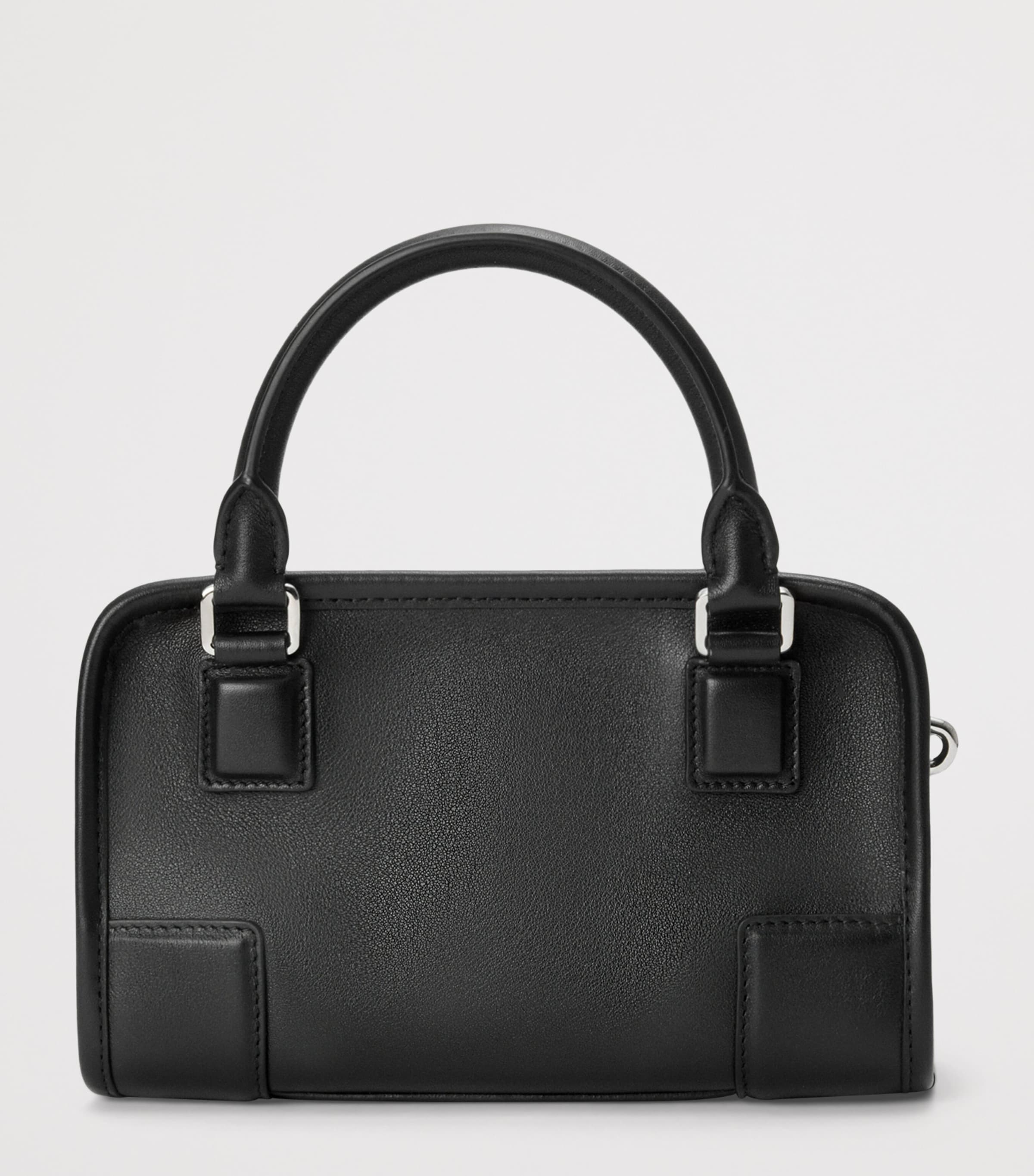 LOEWE Mini Leather Amazona 180 Top-Handle Bag Black Image 5