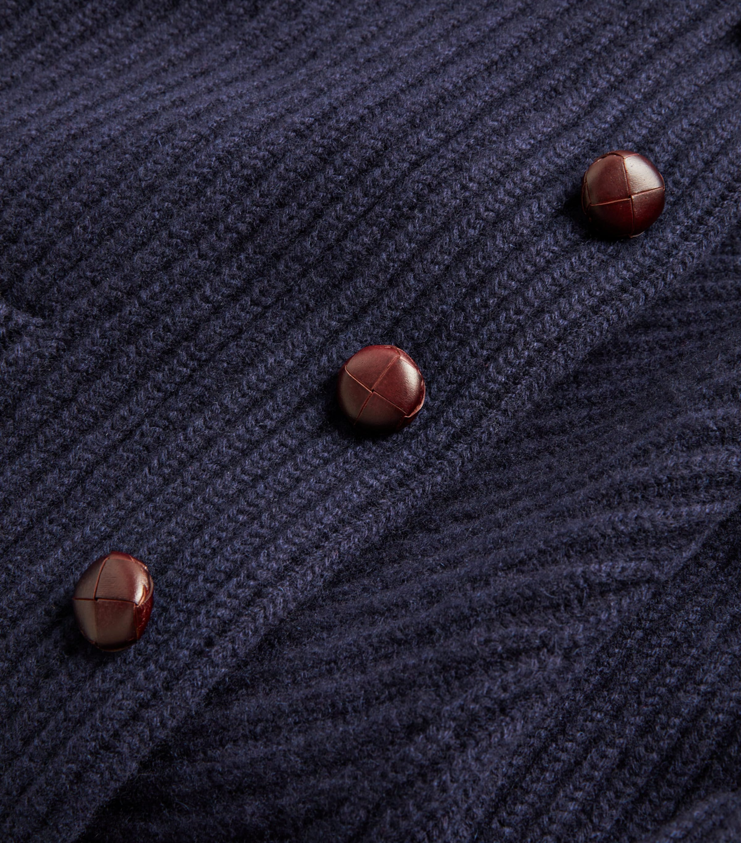 Cashmere Shawl-Collar Cardigan NAVY Image 5