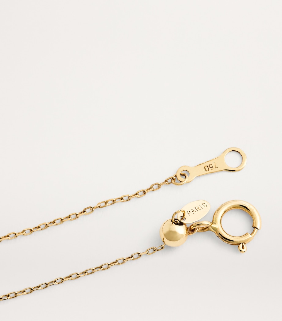 Yellow Gold and Diamond Pavé Evil Eye Bracelet YELLOW GOLD Image 6