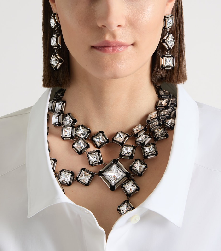Givenchy Deconstructed Long Earrings Antic Silvery Image 2