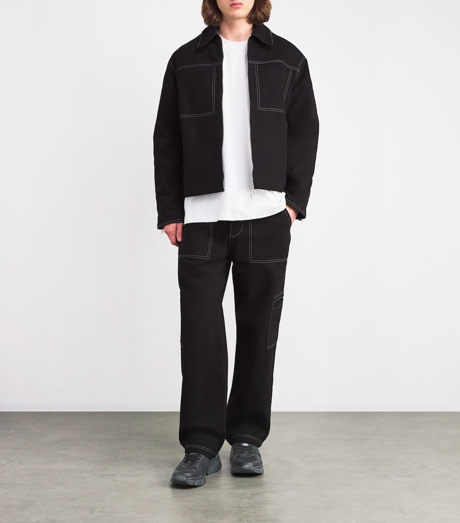 Leather Light Star Sneakers BLACK Image 5