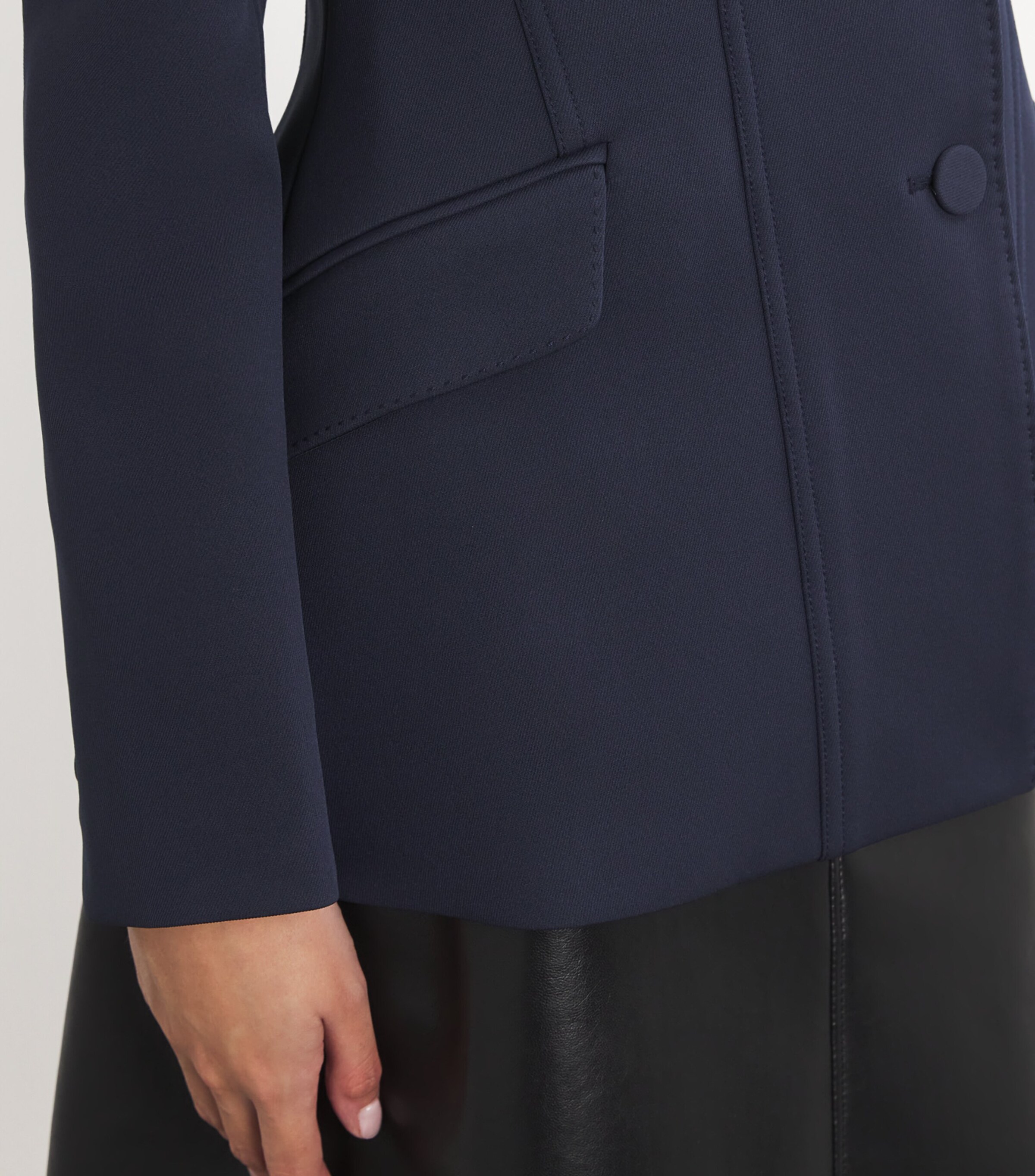 Simkhai Womens Maddix Blazer Midnight Image 6