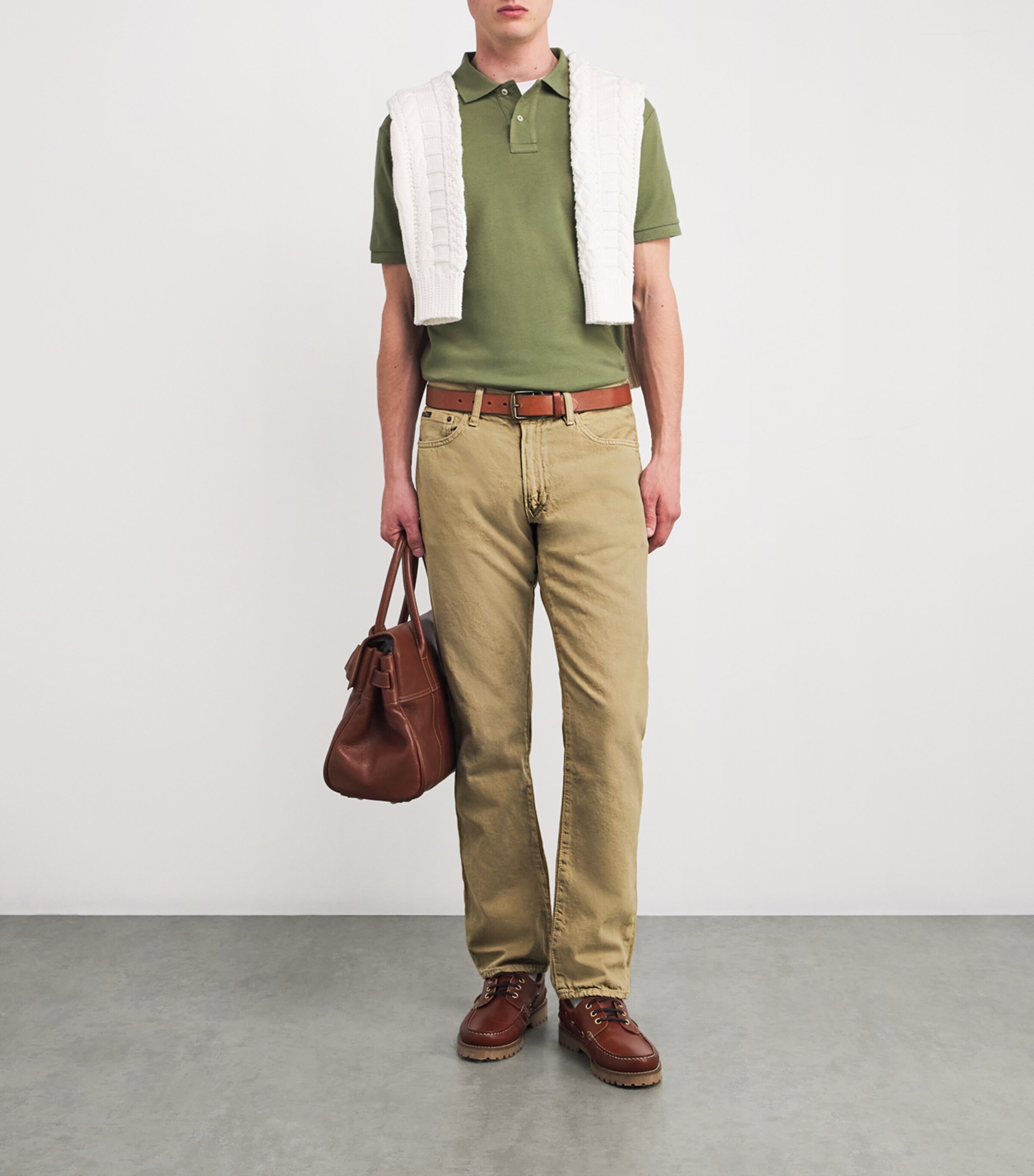 Hampton Relaxed Straight Jeans BEIGE Image 6