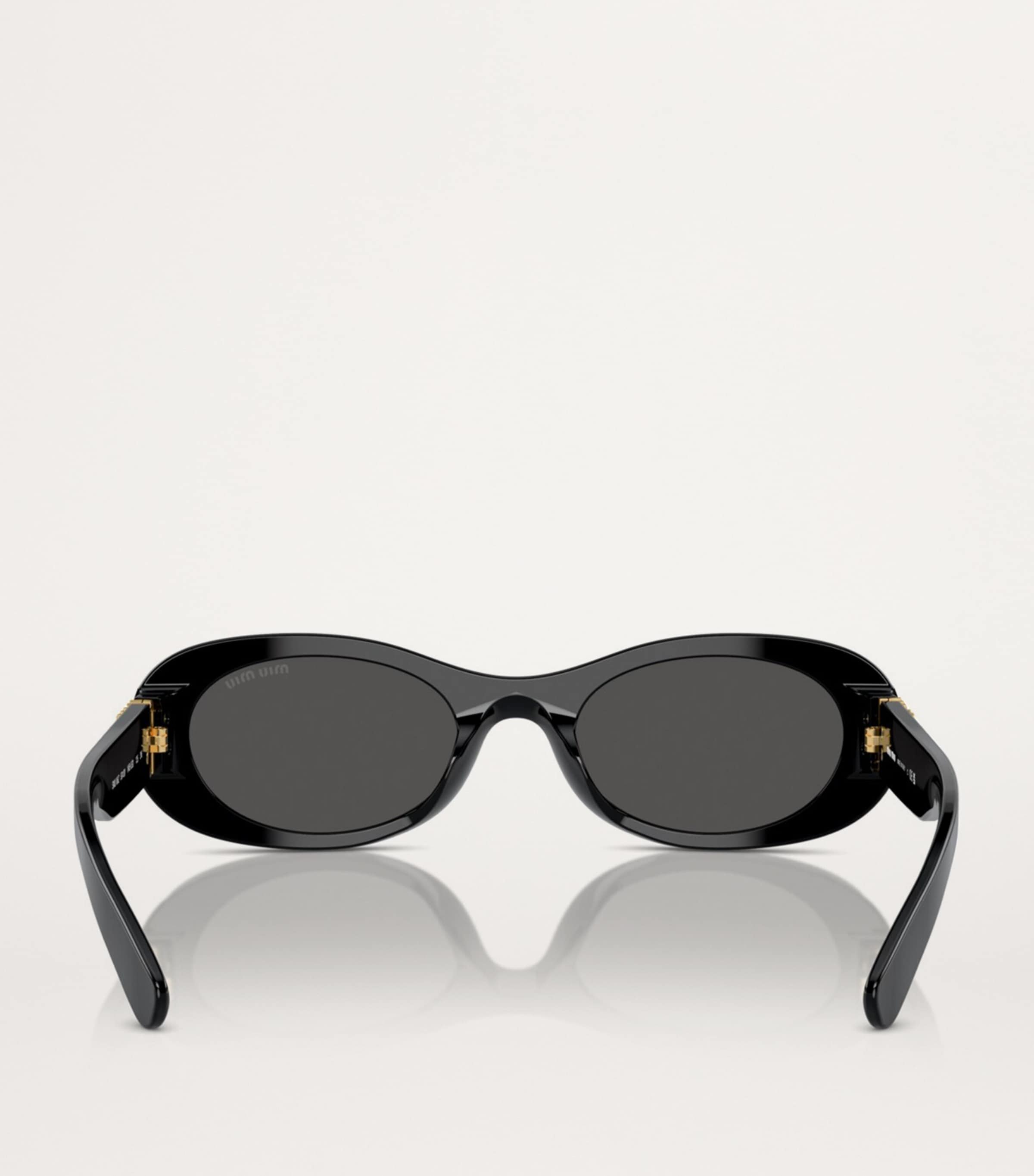 Acetate Oval Sunglasses 1AB5S0 Image 4