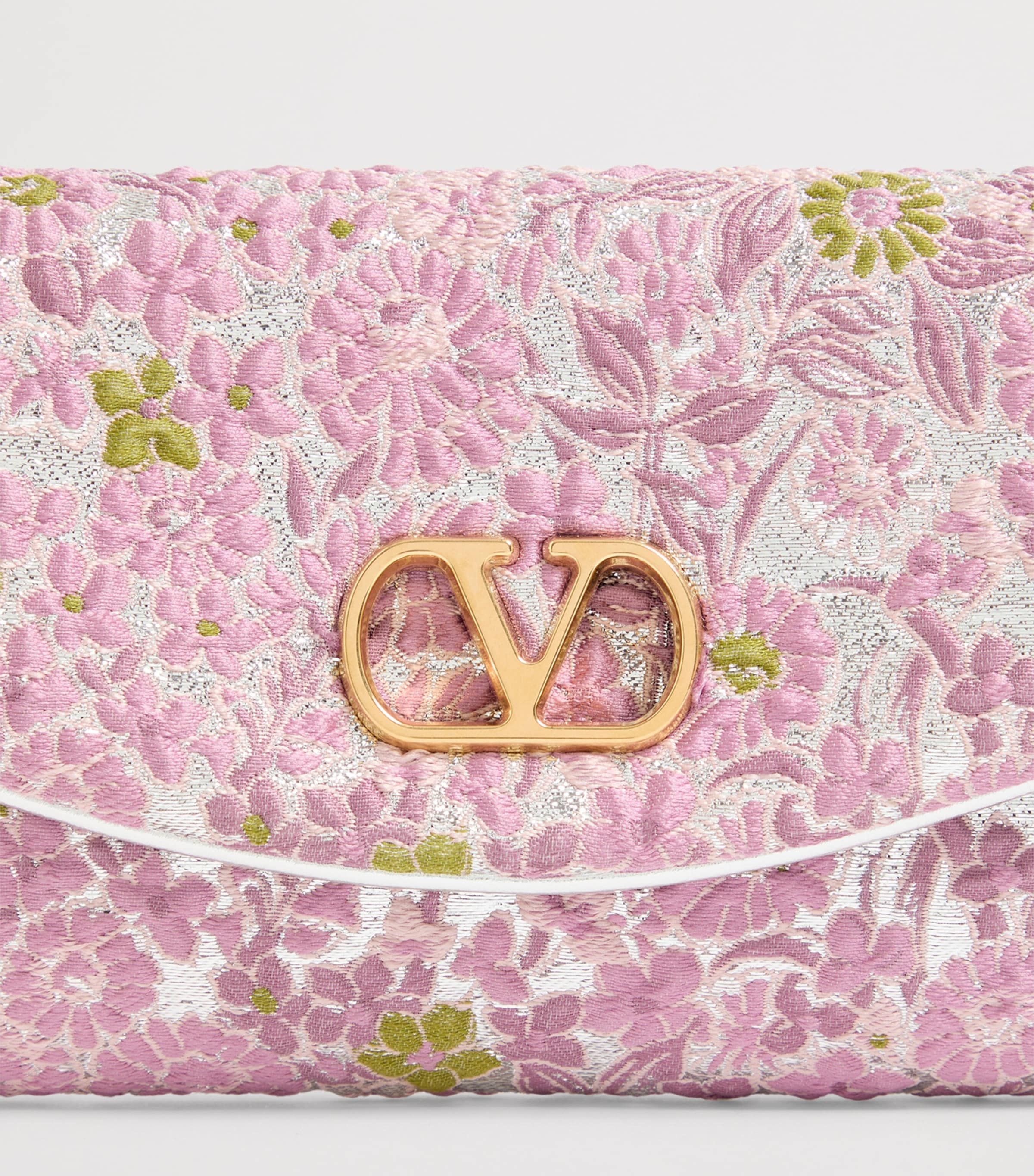 Valentino Garavani Floral Embroidered DeVain Shoulder Bag Image 6