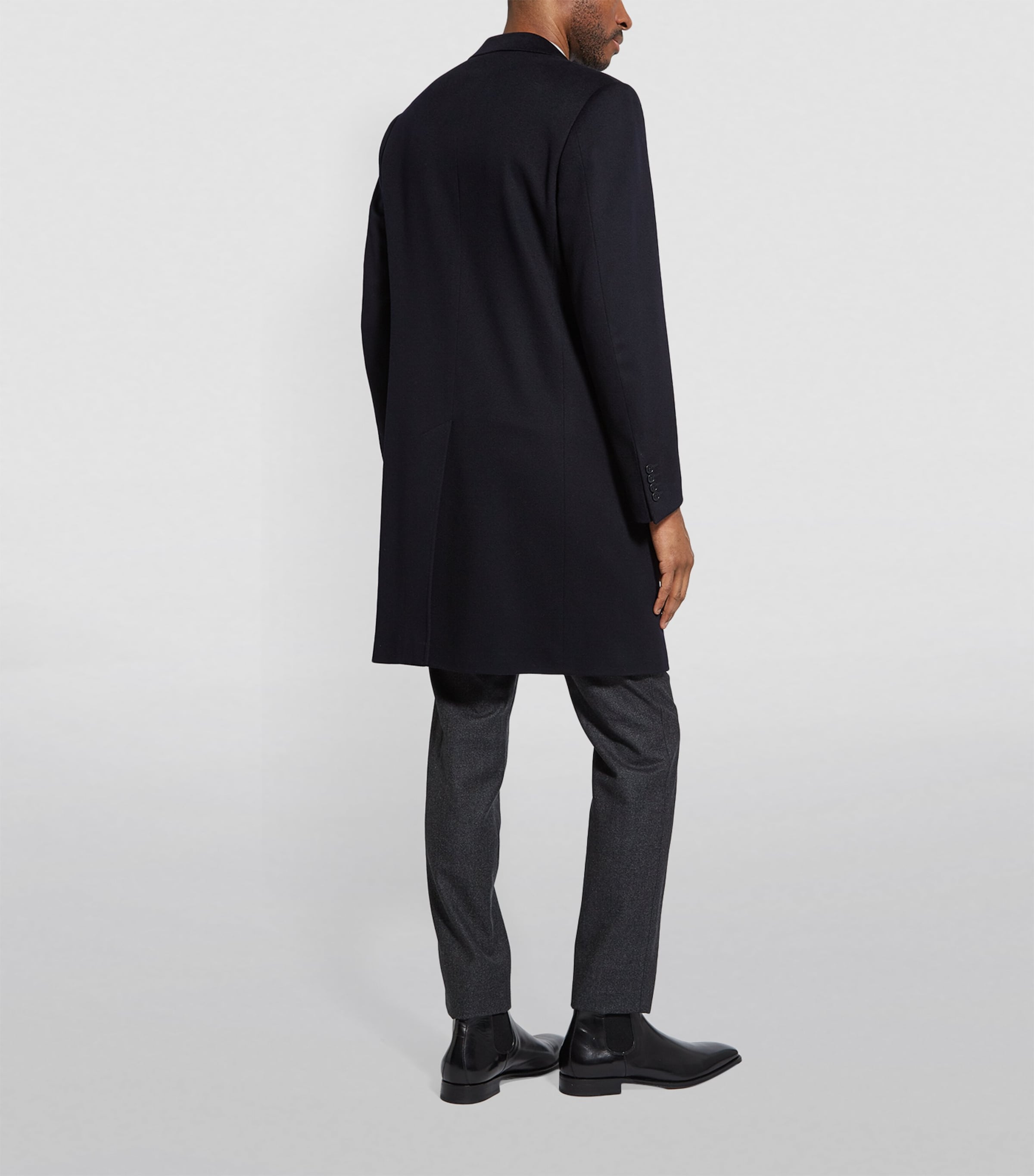 Wool-Cashmere Coat 300NAVY Image 3