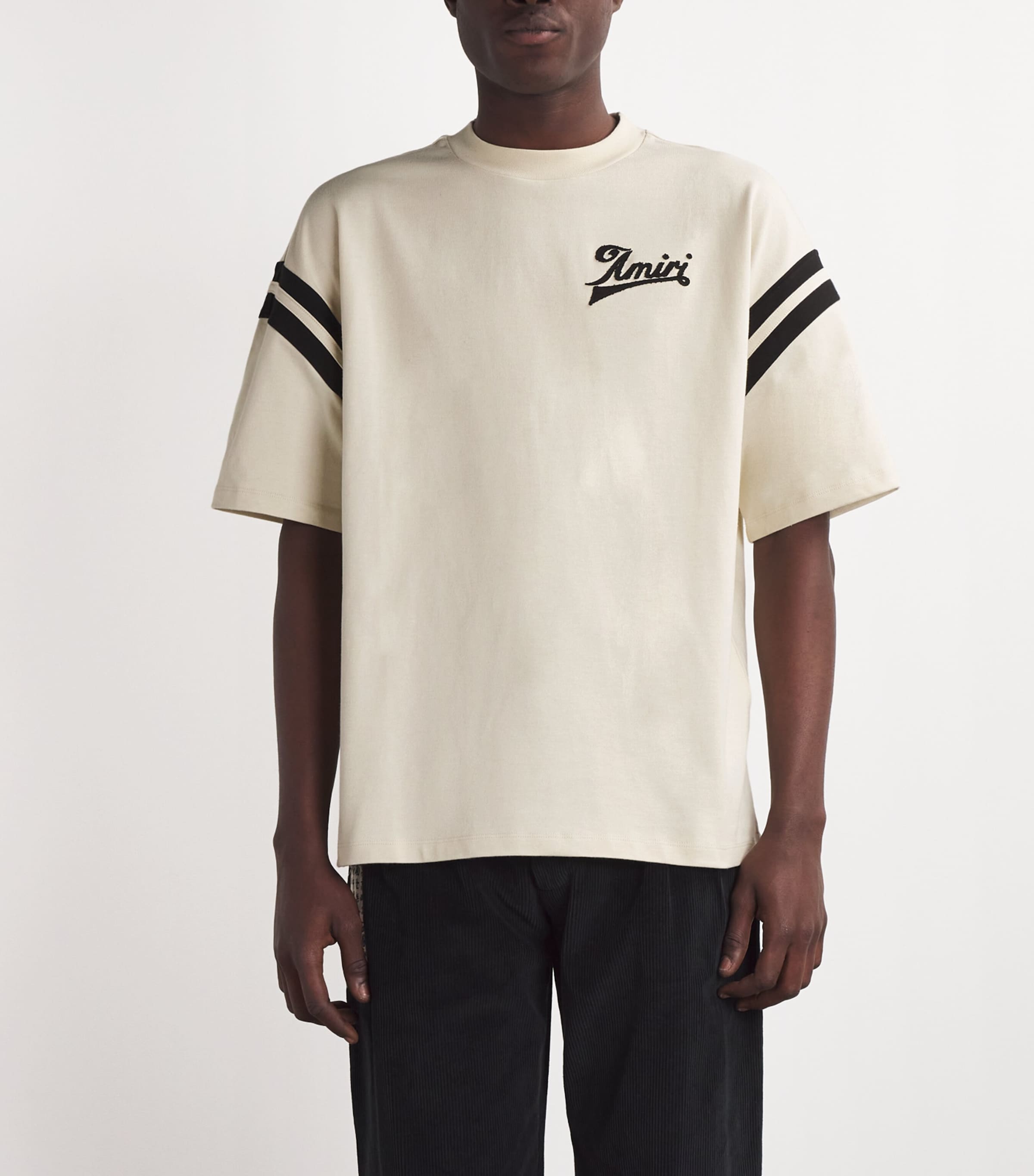 AMIRI White Cotton Baseball T-Shirt | Harrods UK