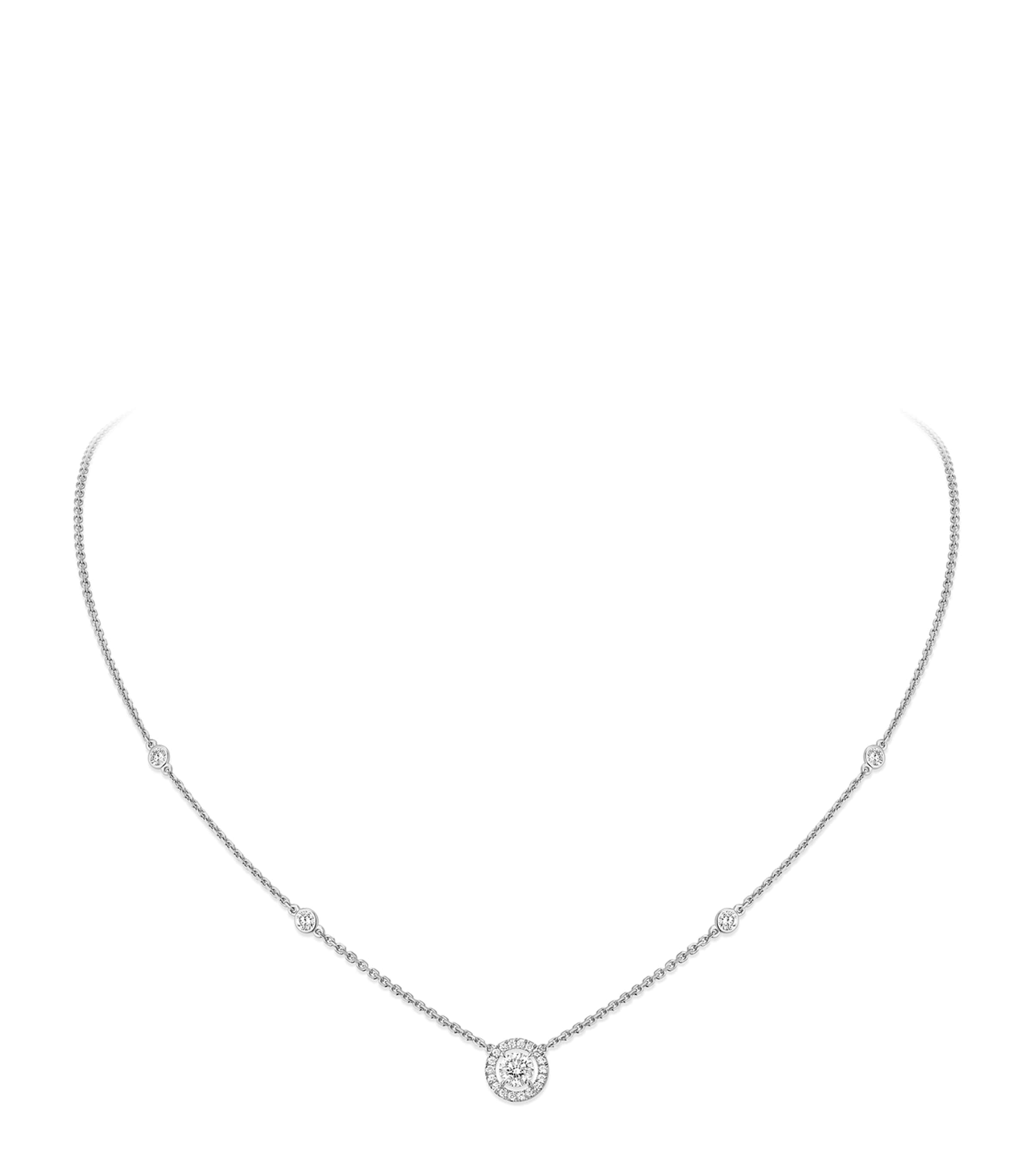Messika White Gold and Diamond Joy Necklace White Gold Image 1