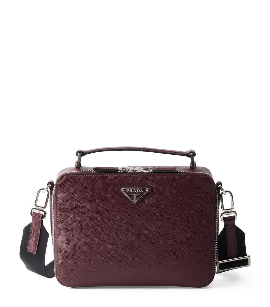 Medium Saffiano Leather Brique Cross-Body Bag F0007 Image 1