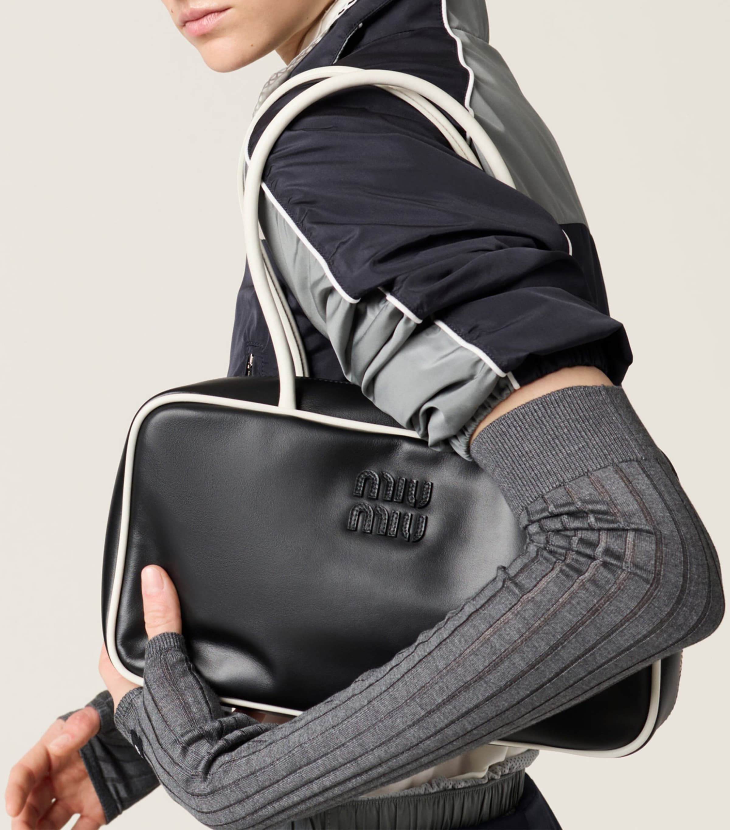 Leather Beau Top-Handle Bag F0967 Image 2