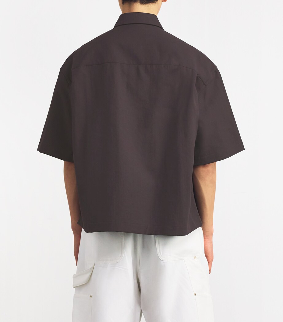 Cotton-Blend Sorono Oversized Shirt MUSCAT Image 4