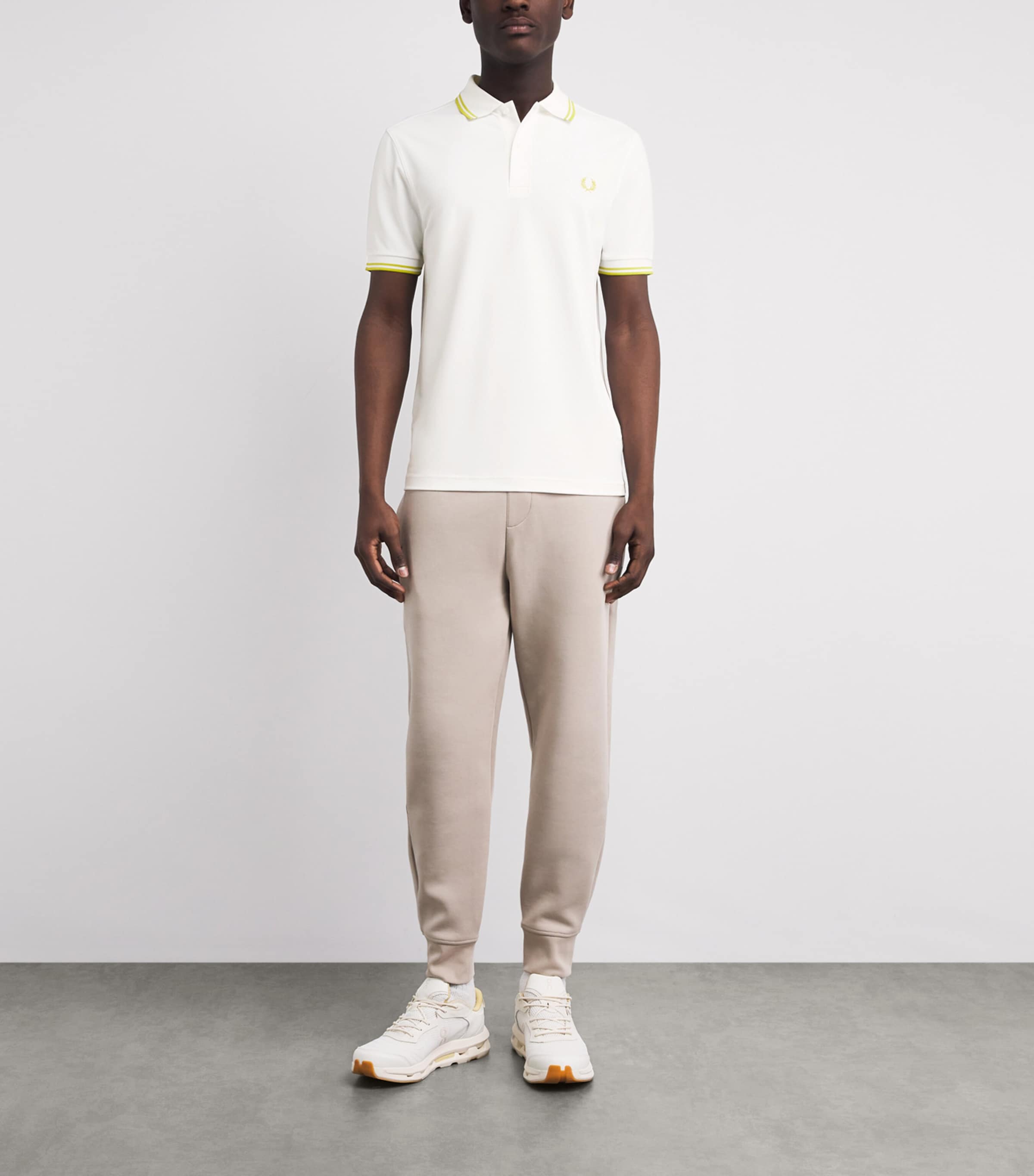 Fred Perry Mens Tennis Polo Shirt White Image 2