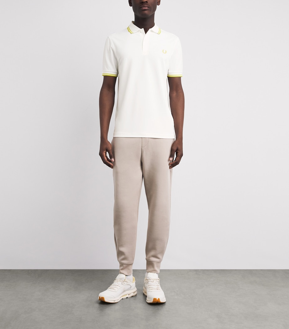 Fred Perry Mens Tennis Polo Shirt White Image 2