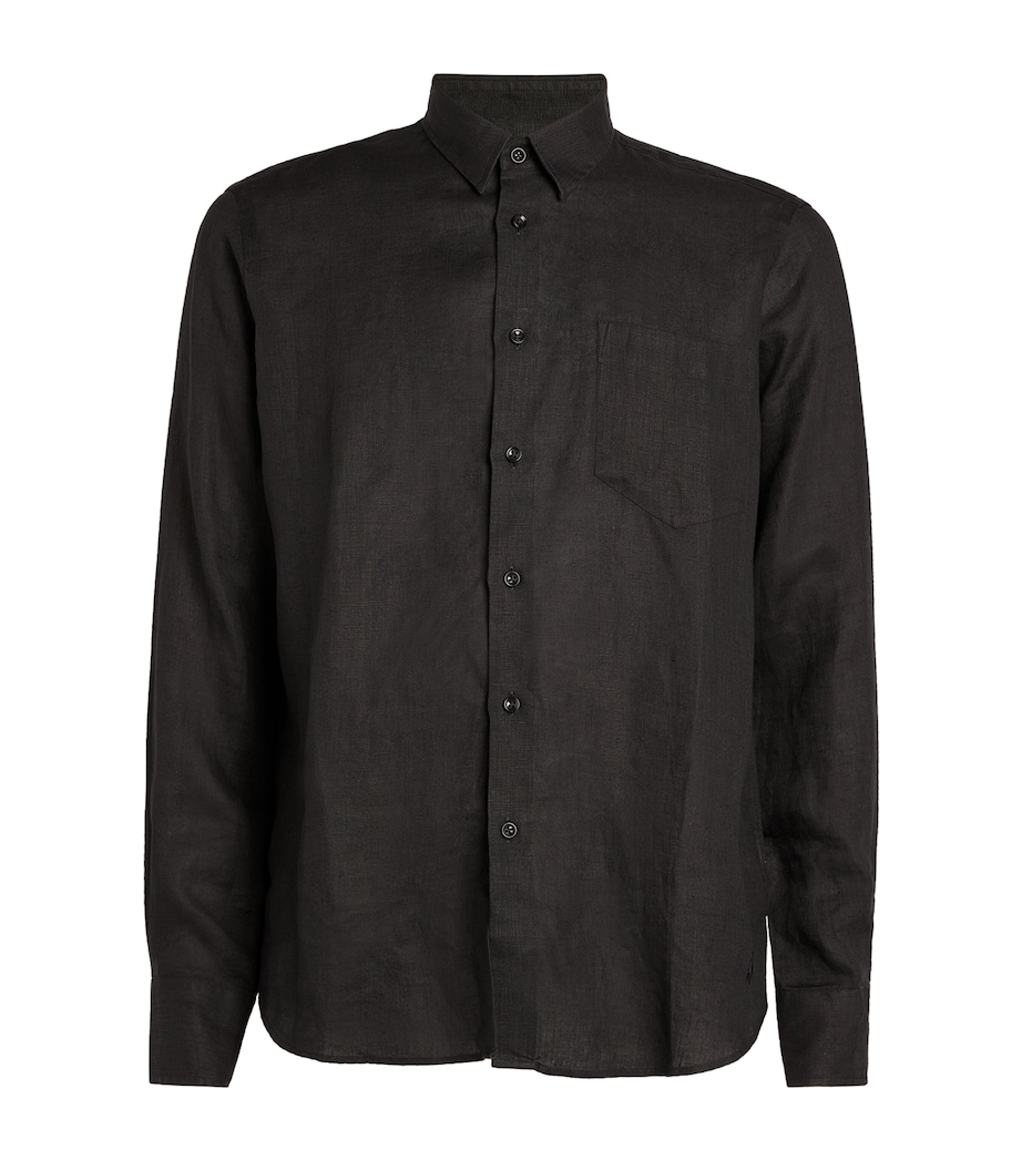 Linen Caroubis Shirt 990 NOIR Image 1