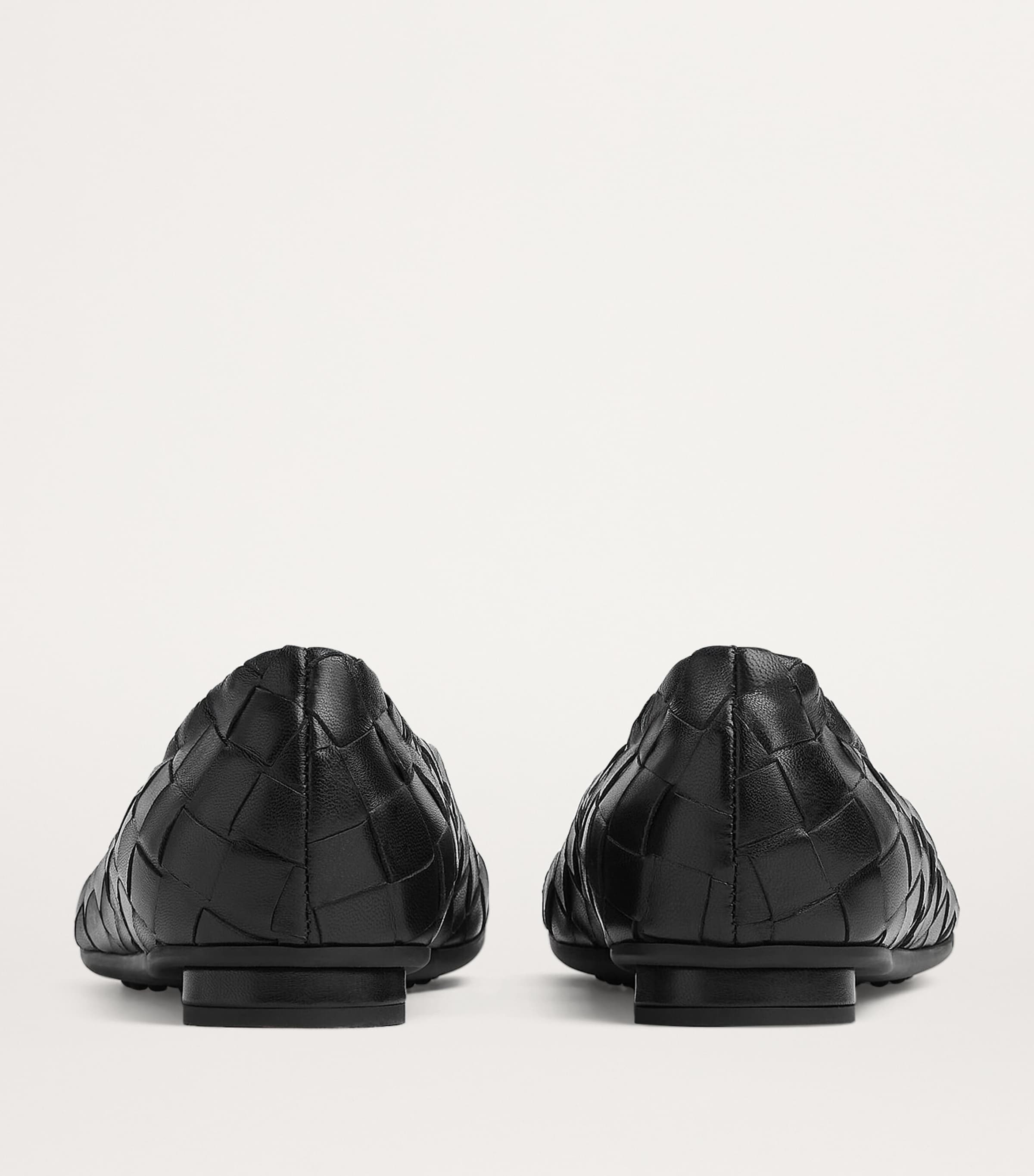 Leather Intrecciato Ballet Flats 1000 Image 3