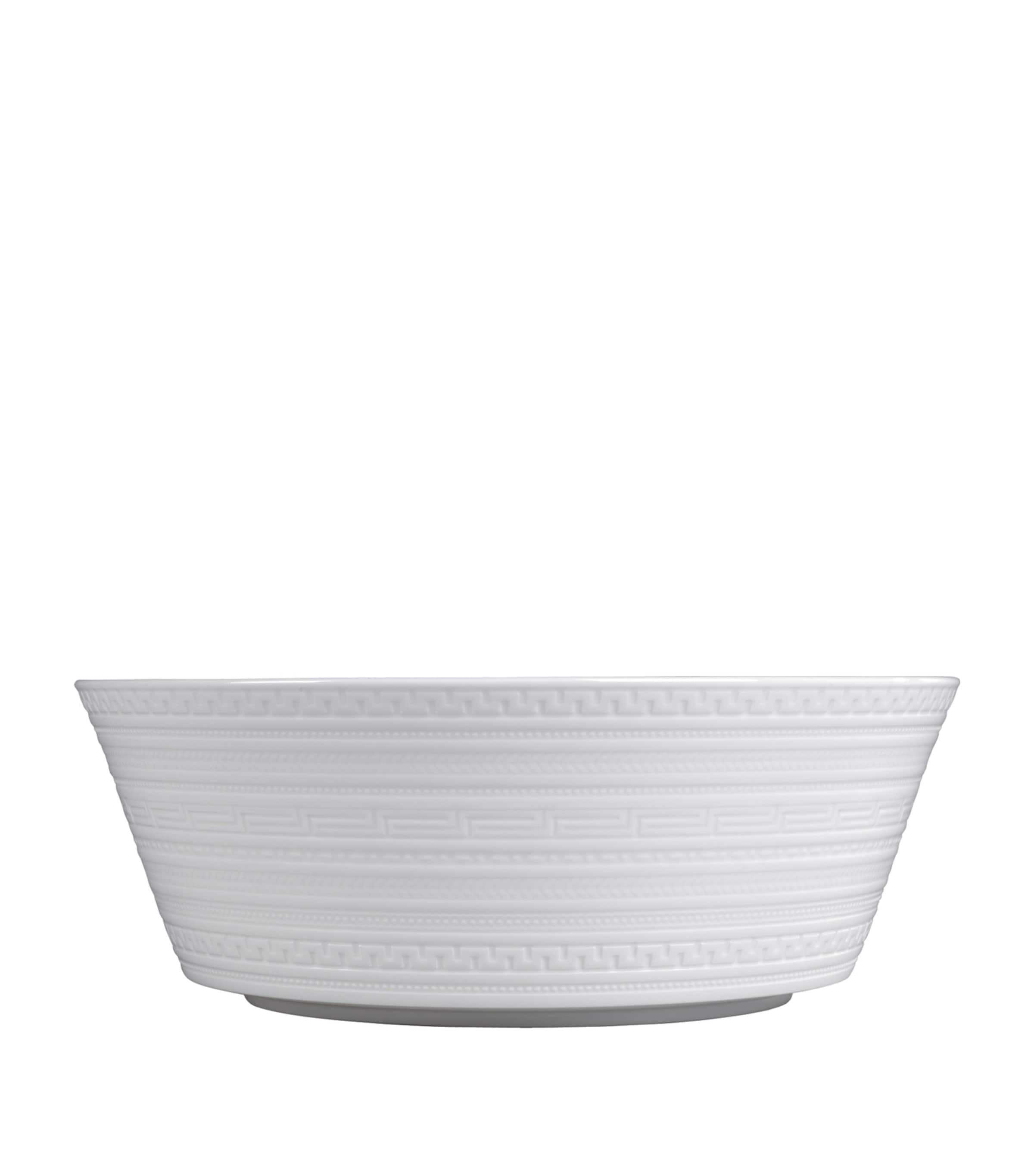 Intaglio Serving Bowl (25cm) WHITE Image 1
