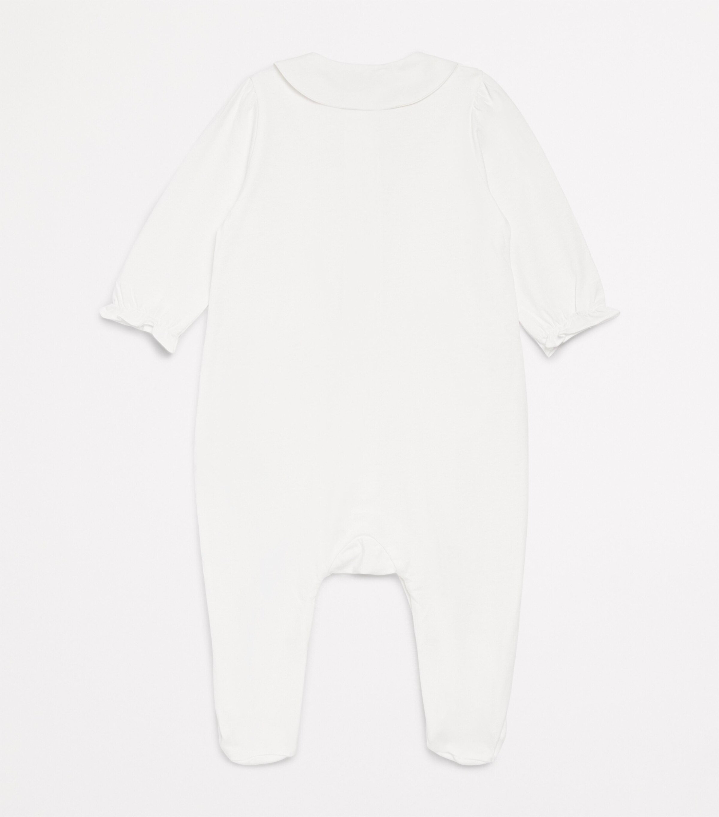 Tartine et Chocolat Cotton Embroidered All-In-One (0-24 Months) Nacre Image 2