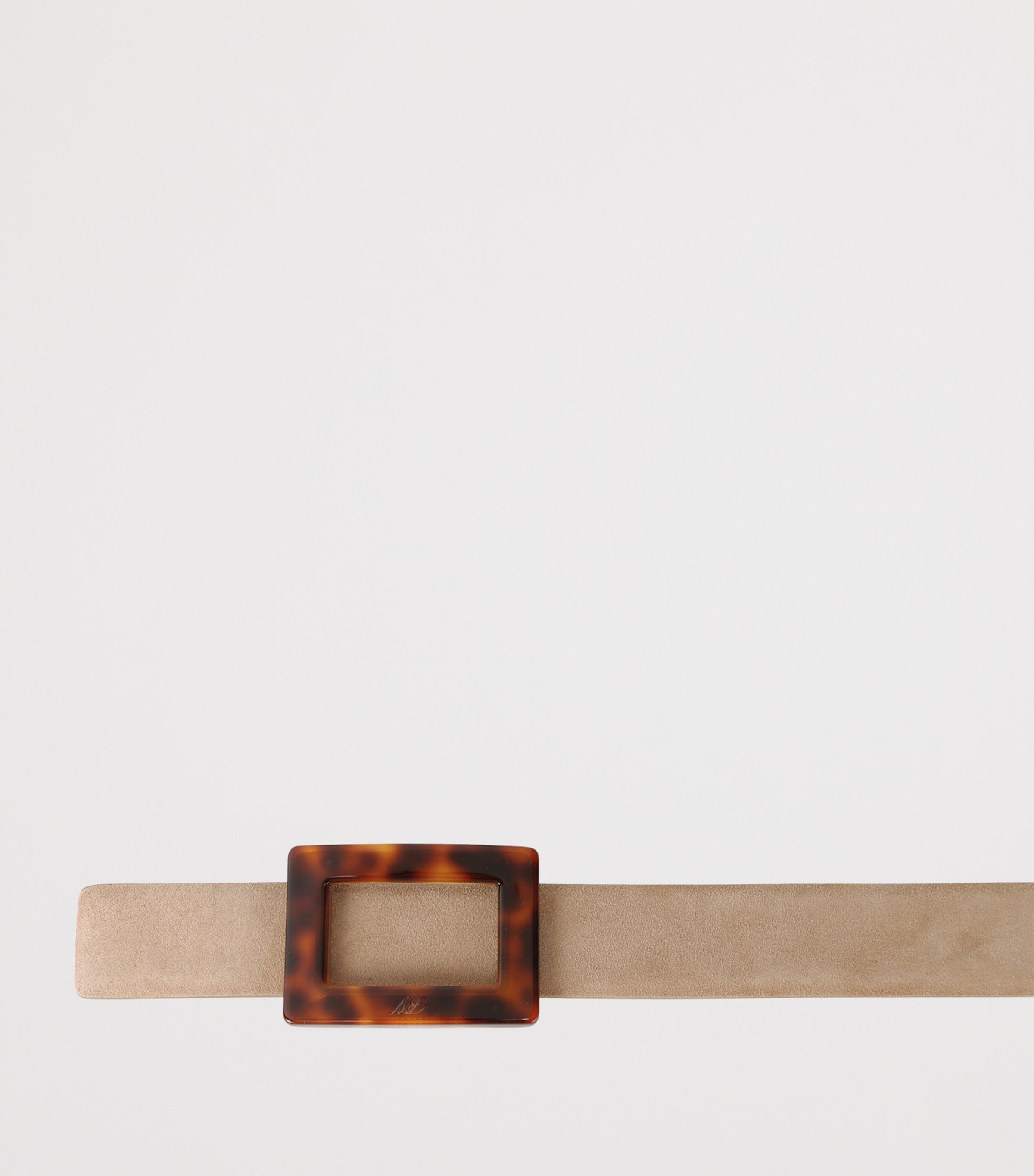 Suede Belle Vivier Belt BROWN Image 2