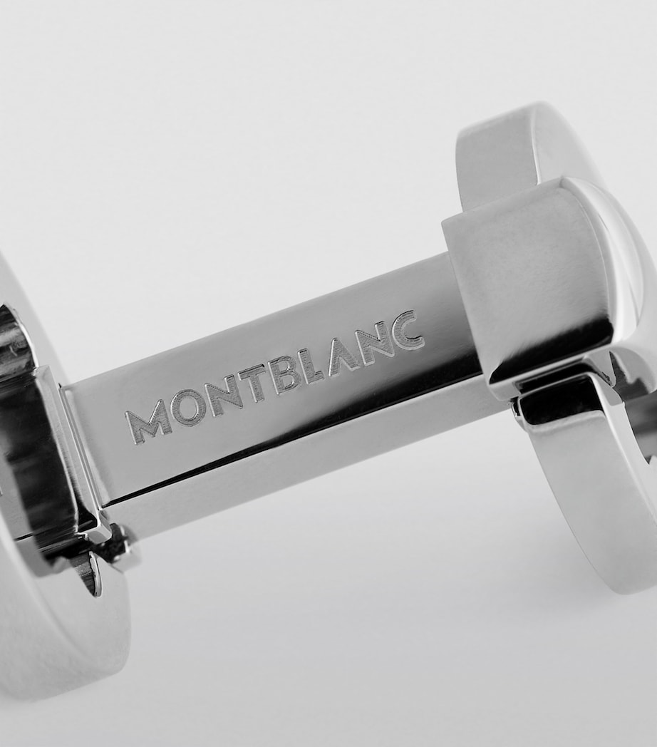 Montblanc Stainless Steel Heritage Cufflinks Silver Image 6