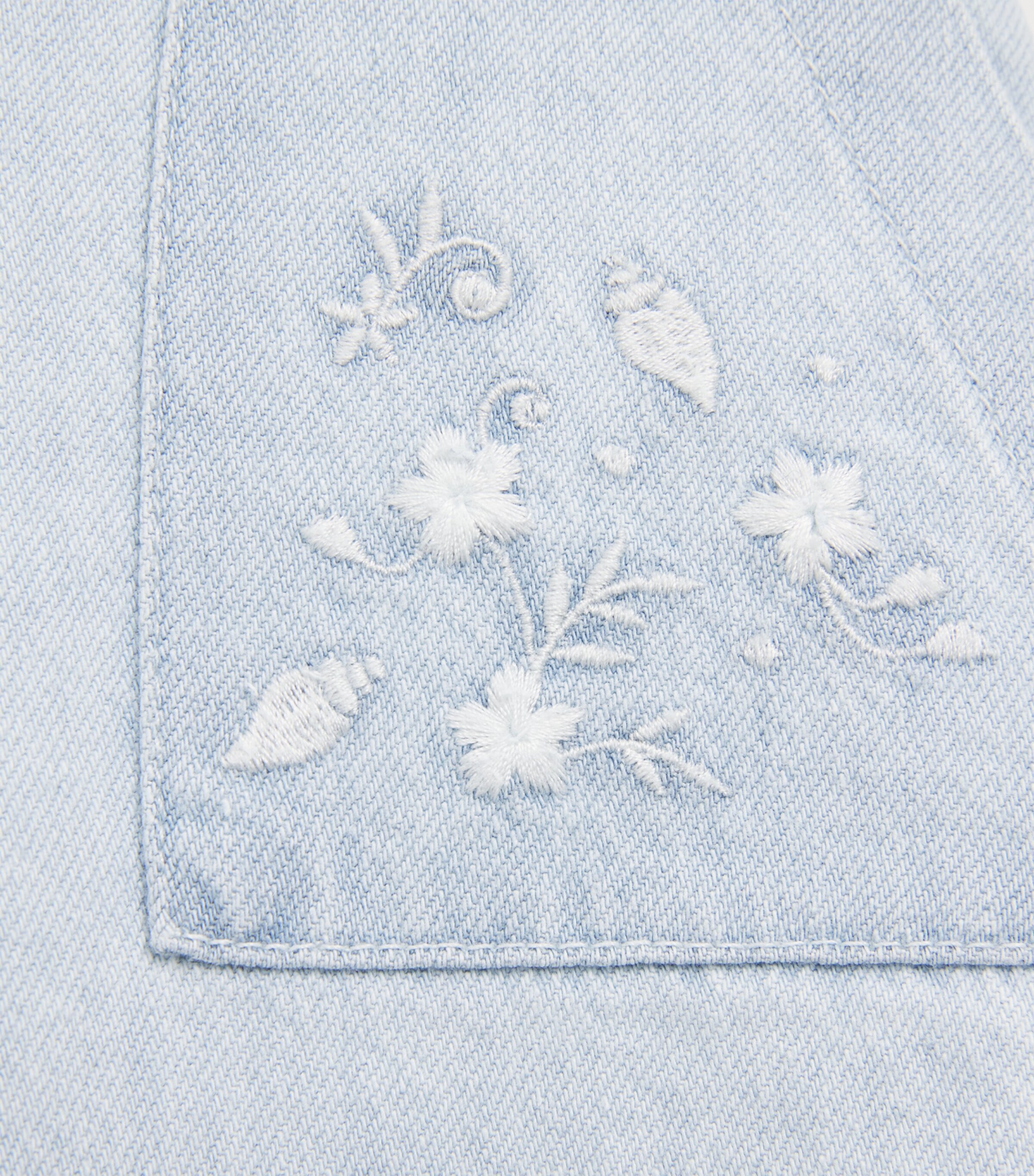 Chloé Kids Logo Appliqué Straight Jeans  (6-36 Months) Image 3