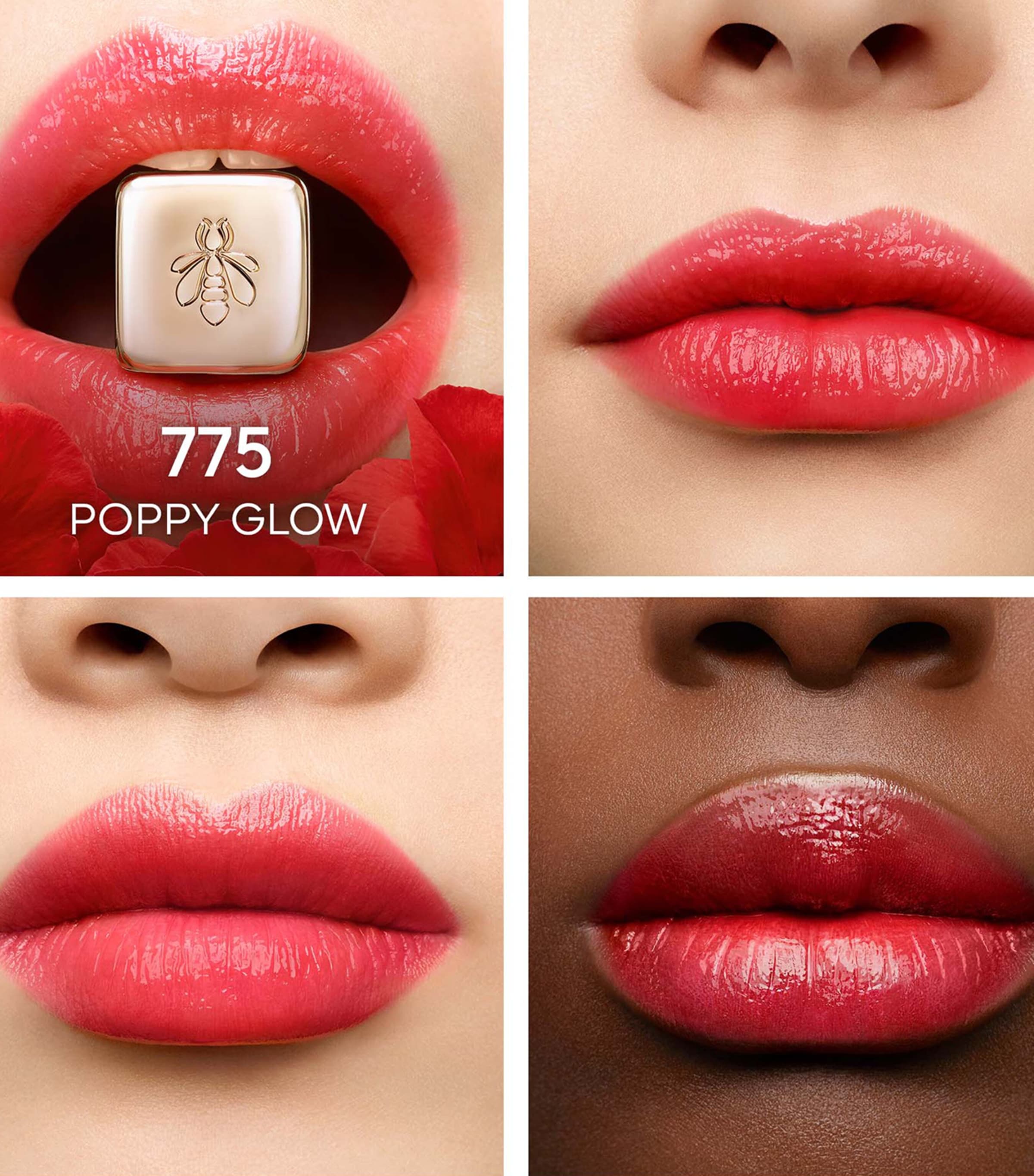 KissKiss Bee Glow Honey Tint Balm (3.2g) 775 POPPY Image 2