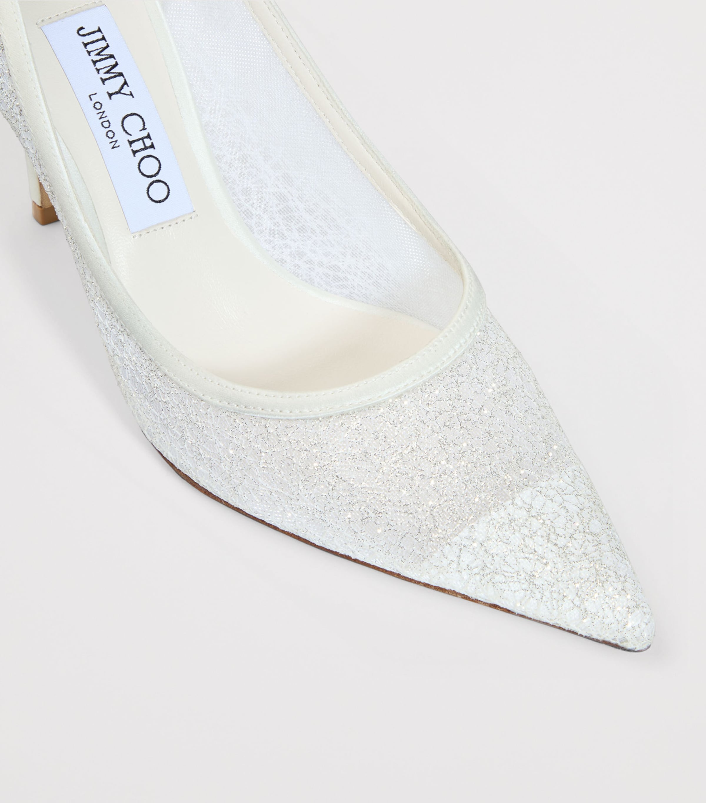 Jimmy Choo Love 85 Lace Heels Ivory Image 5