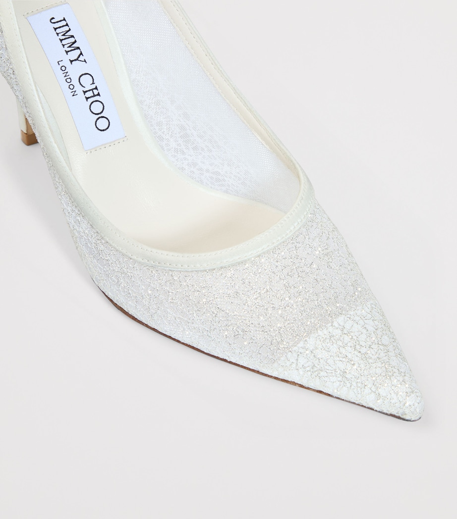 Jimmy Choo Love 85 Lace Heels Ivory Image 5