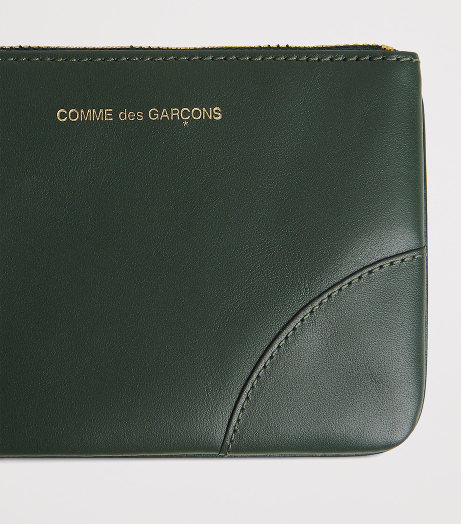 Comme Des Garçons Wallet Small Leather Pouch Bottle Green Image 4