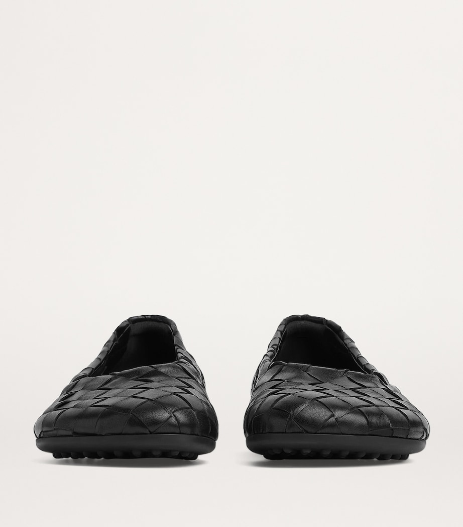 Leather Intrecciato Ballet Flats 1000 Image 2