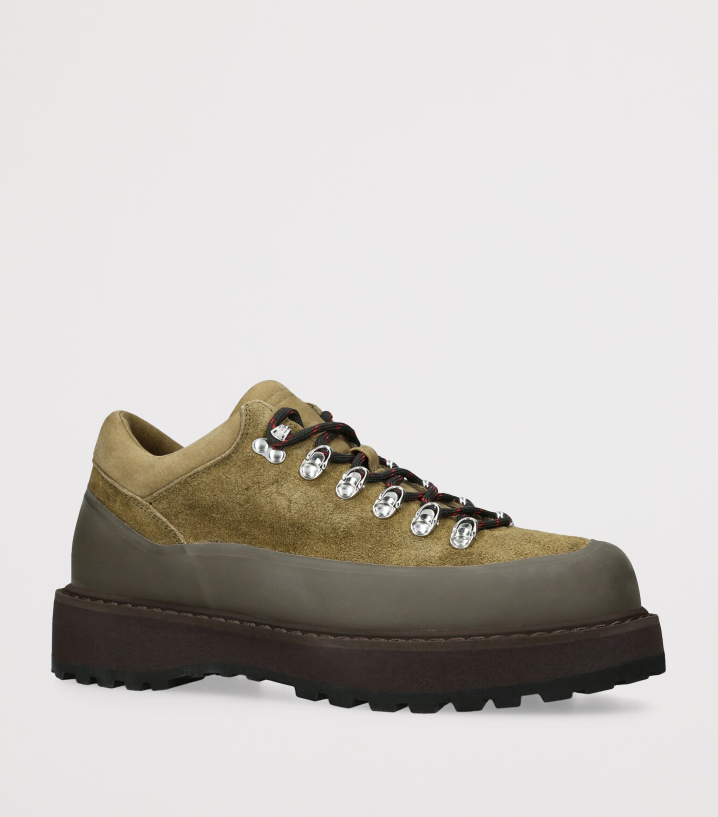 Suede Cornaro Low-Top Boots GREEN COMB Image 3