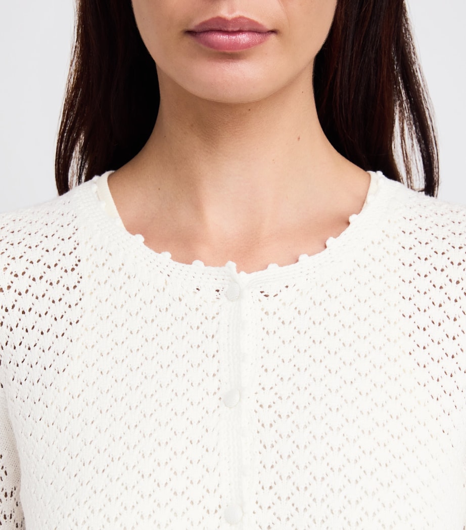 Knitted Helena Cardigan BONE Image 6