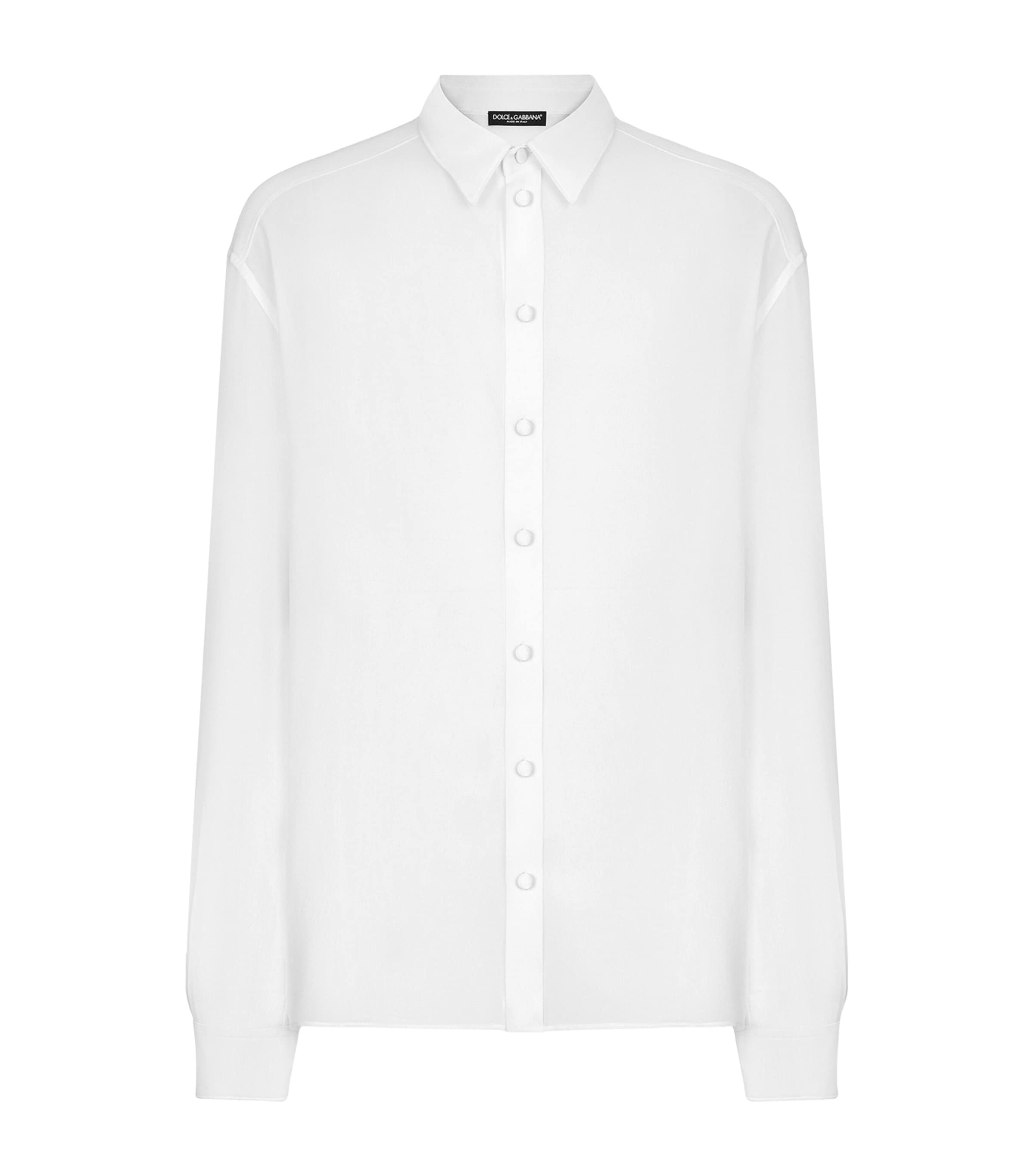 Dolce & Gabbana Silk Shirt In White